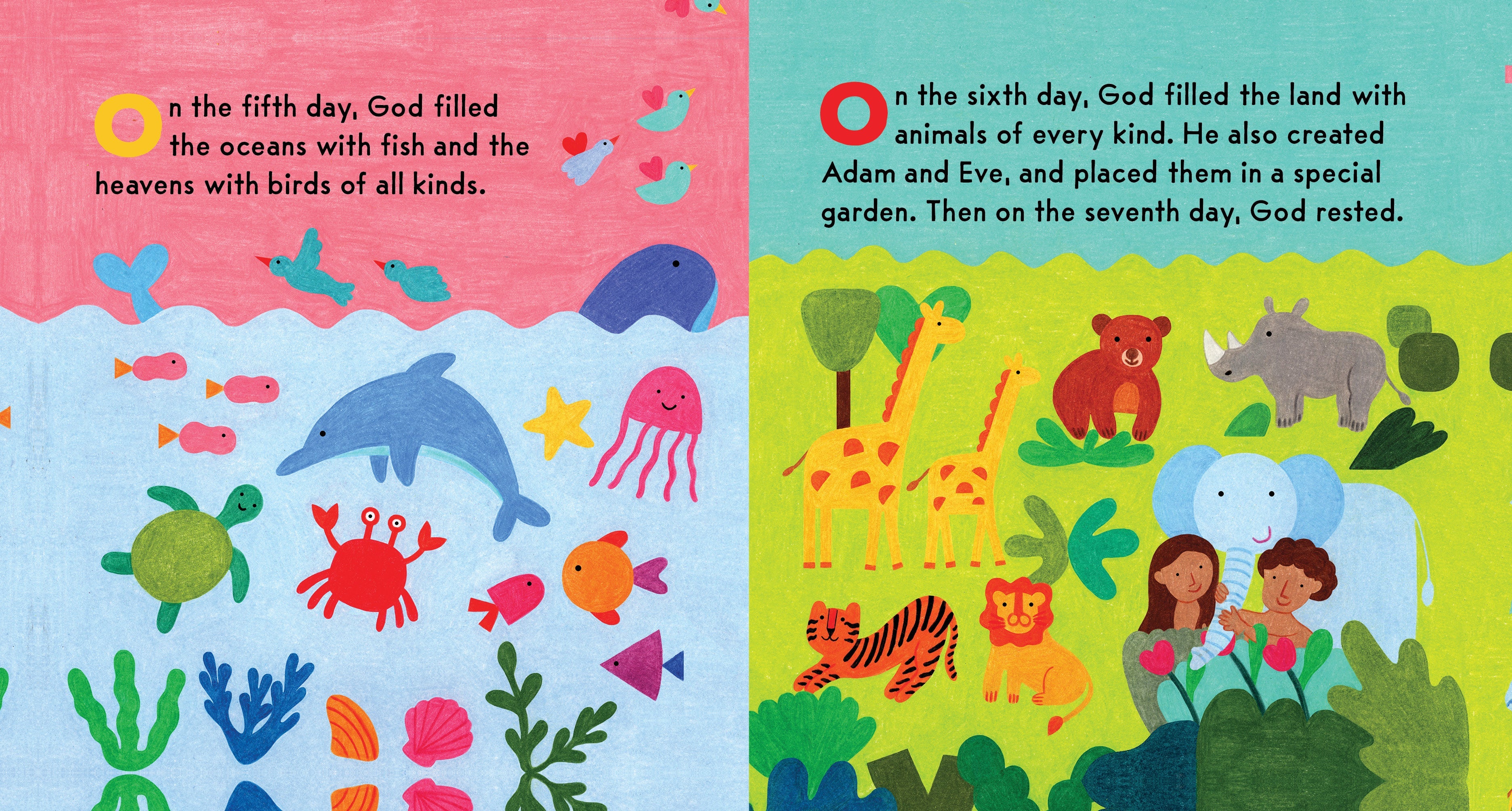 Bible Bath Books: The Creation: A Color-changing Bath Book