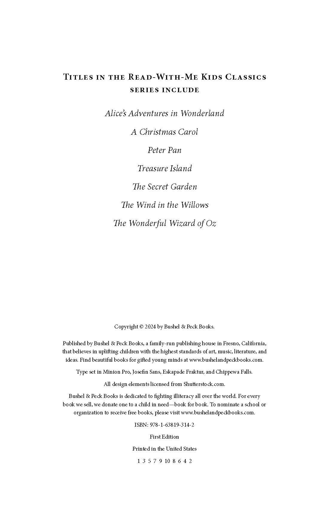 Peter Pan: The Read-with-me Edition
