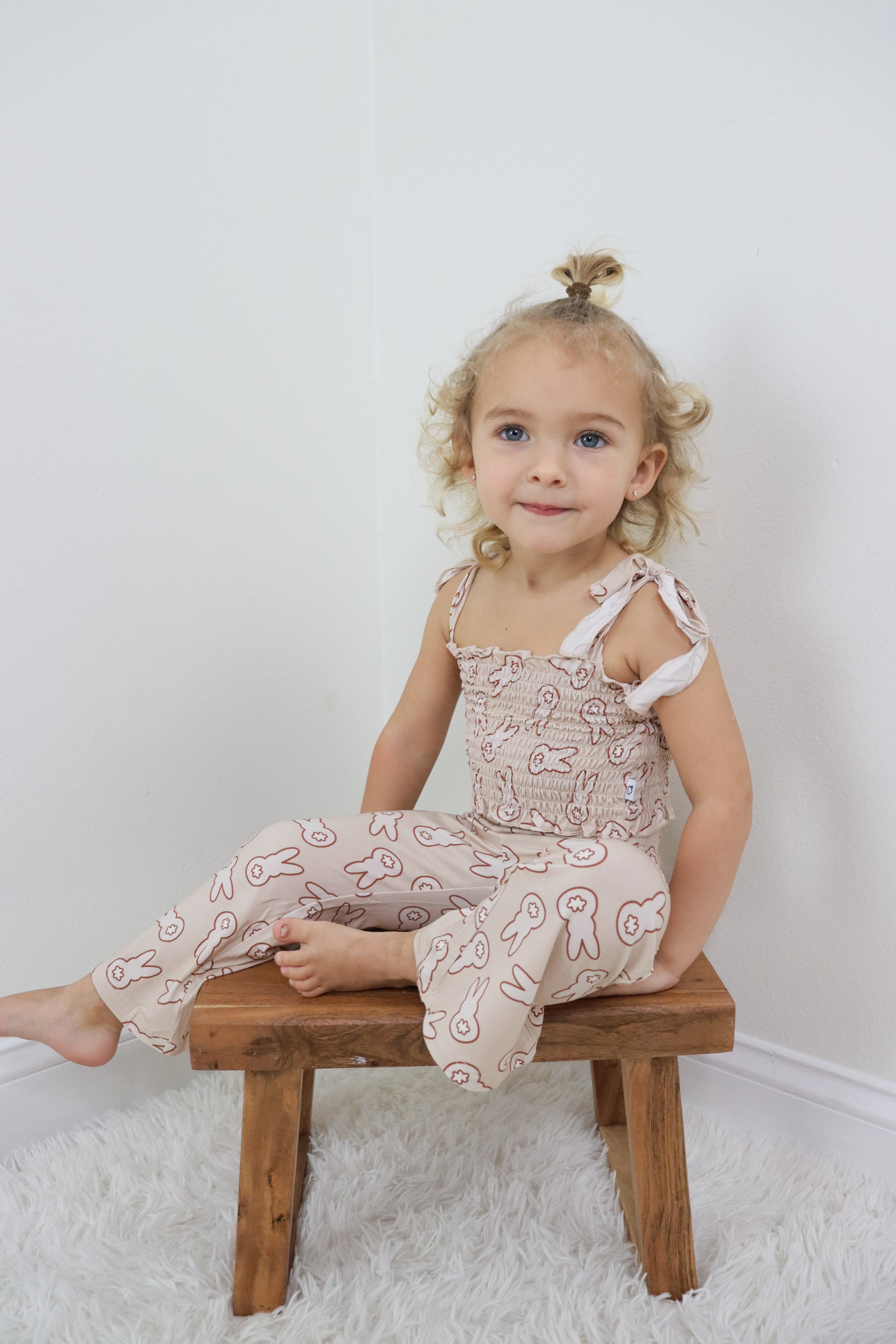 Bunny Tails Dream Smocked Flare Set