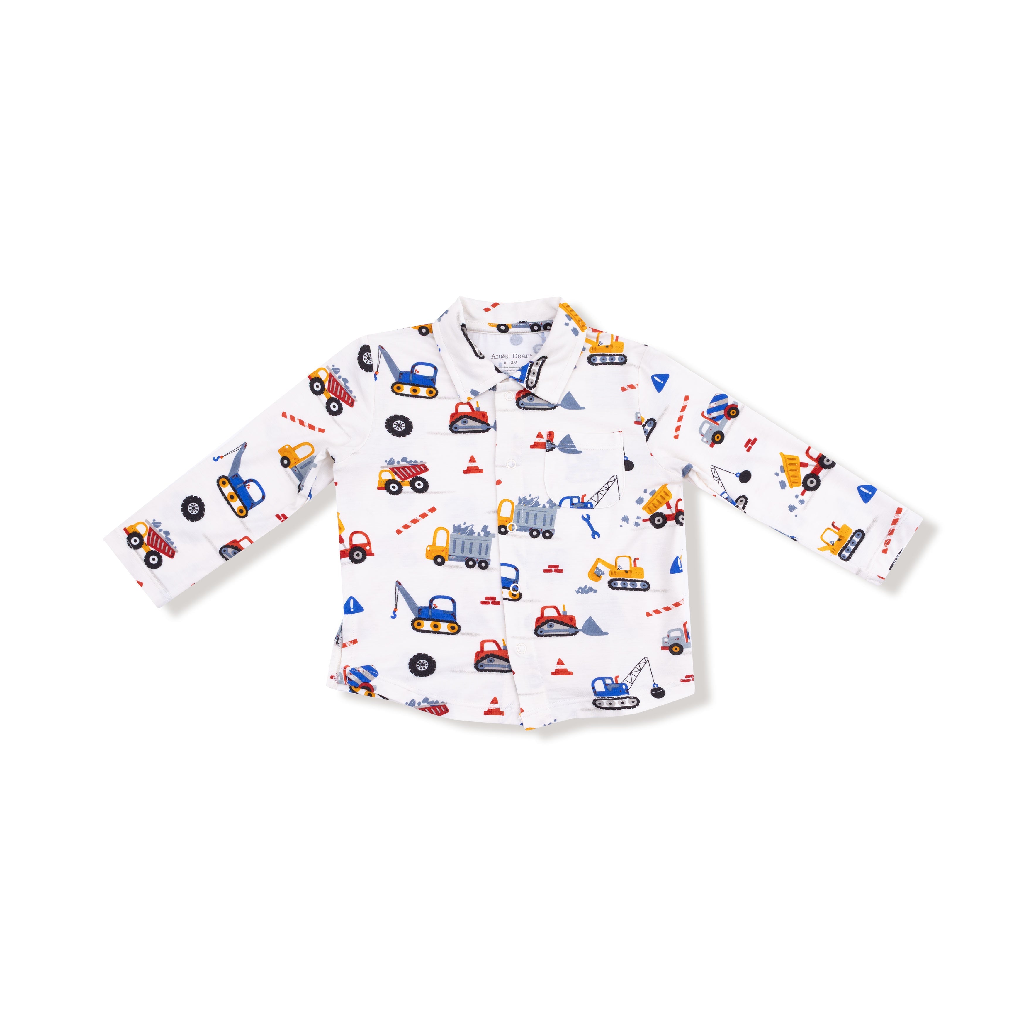 Long Sleeve Polo With Full Front Placket