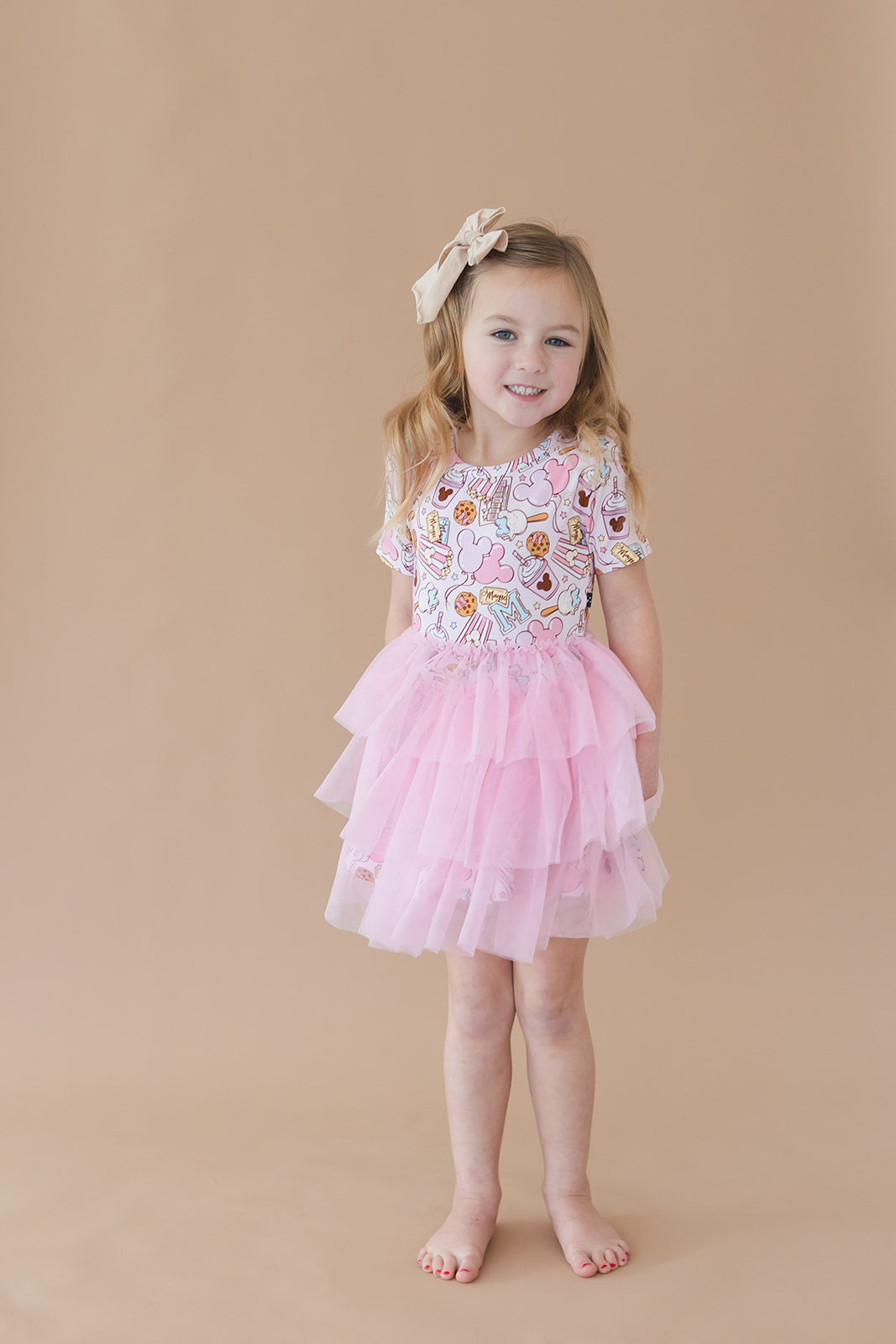Snacks (pink) - Tutu Dress