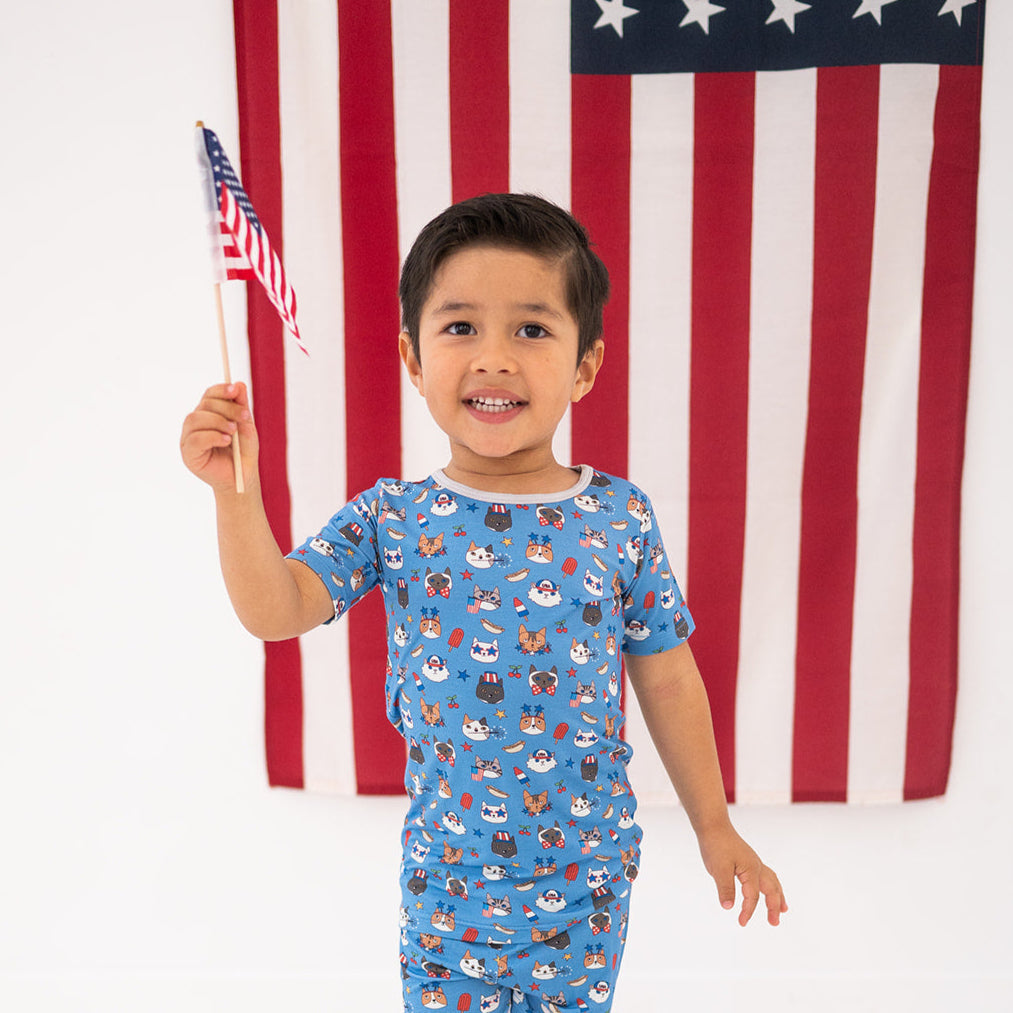 Freedom Cats (short Sleeve Pj)