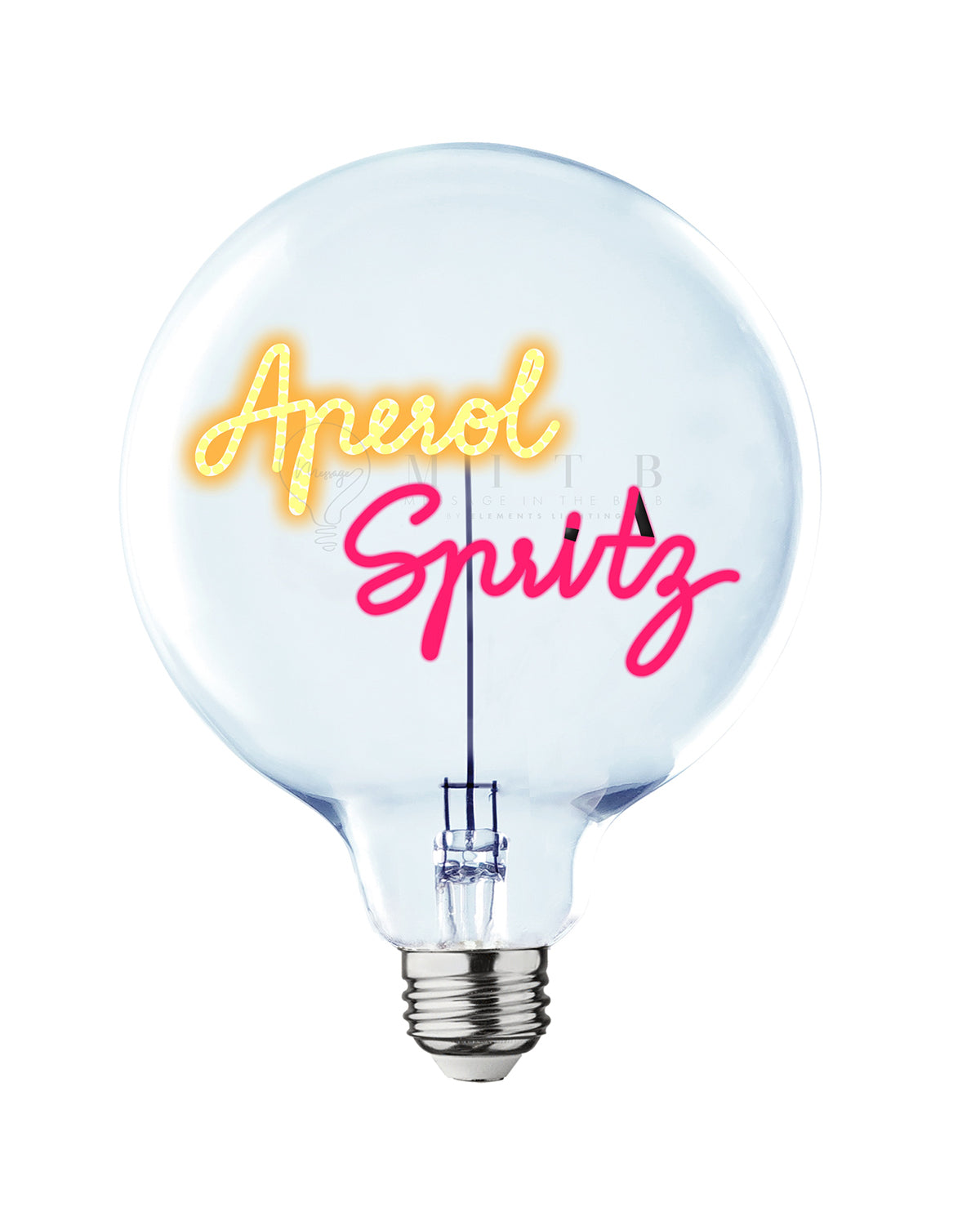 Mitb Bulb Aperol Spritz Amber/ Red