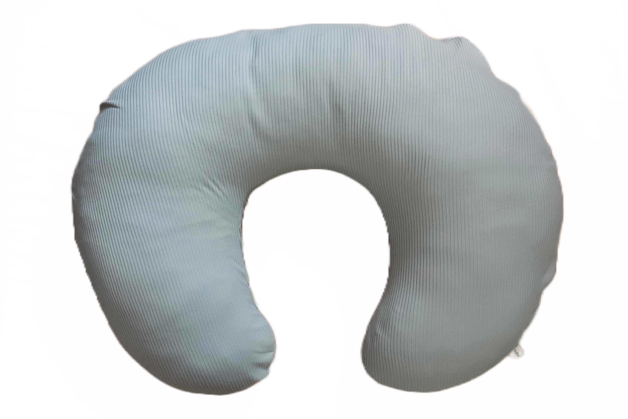 Seafoam Ribbed Nursing Pillow Cover
