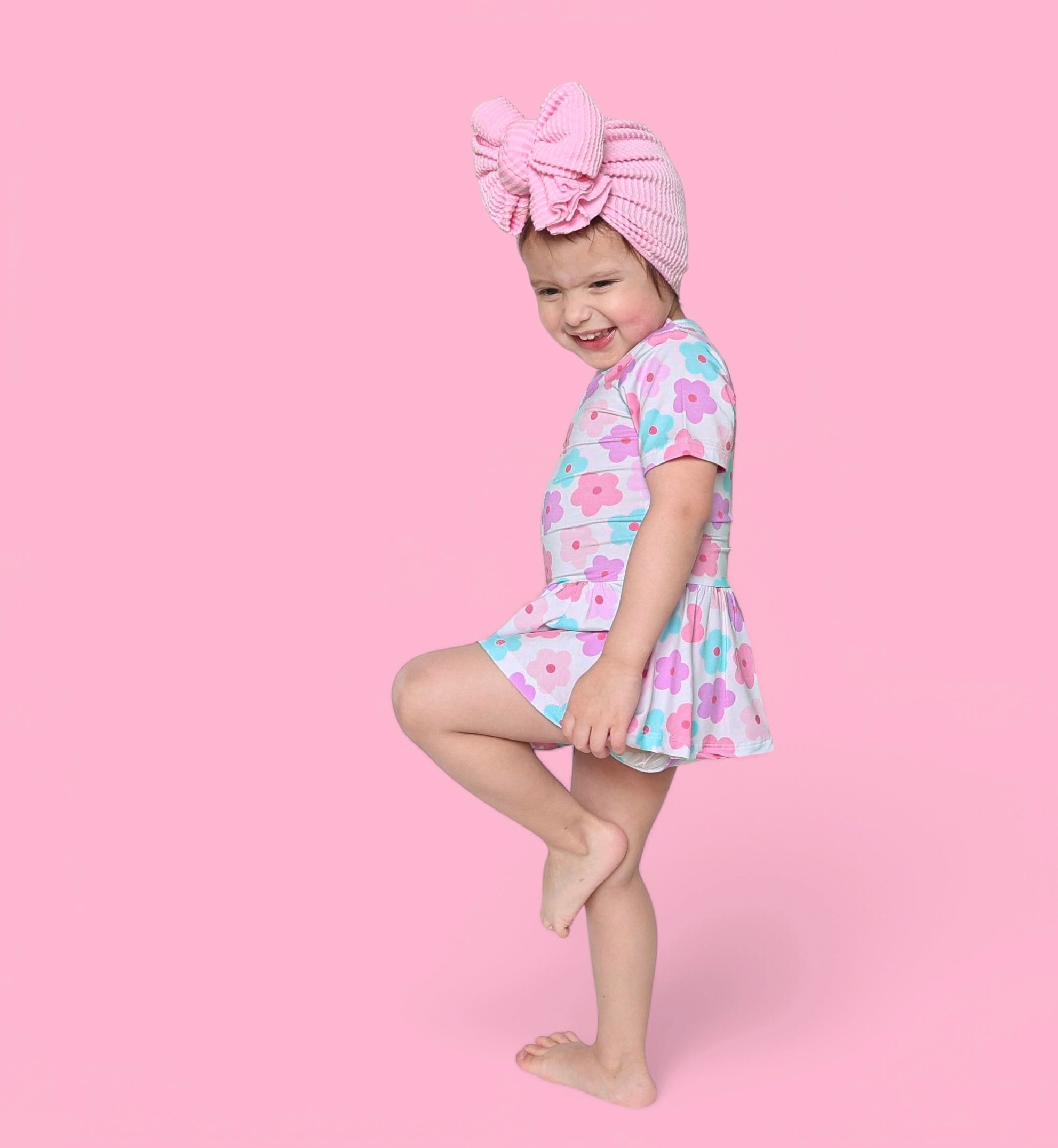 Violet Fields Dream Bodysuit Dress