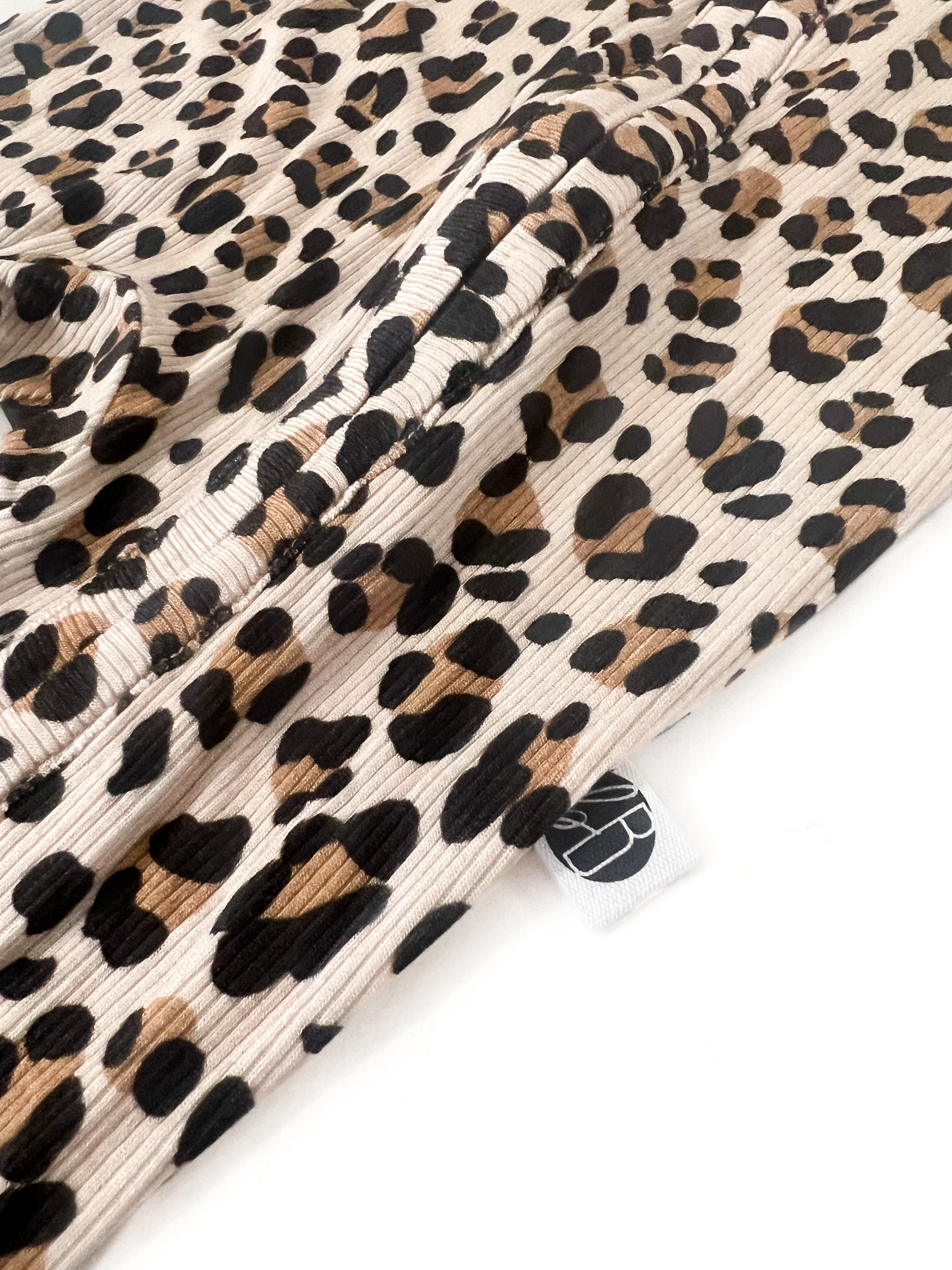 Leopard | Zip Romper