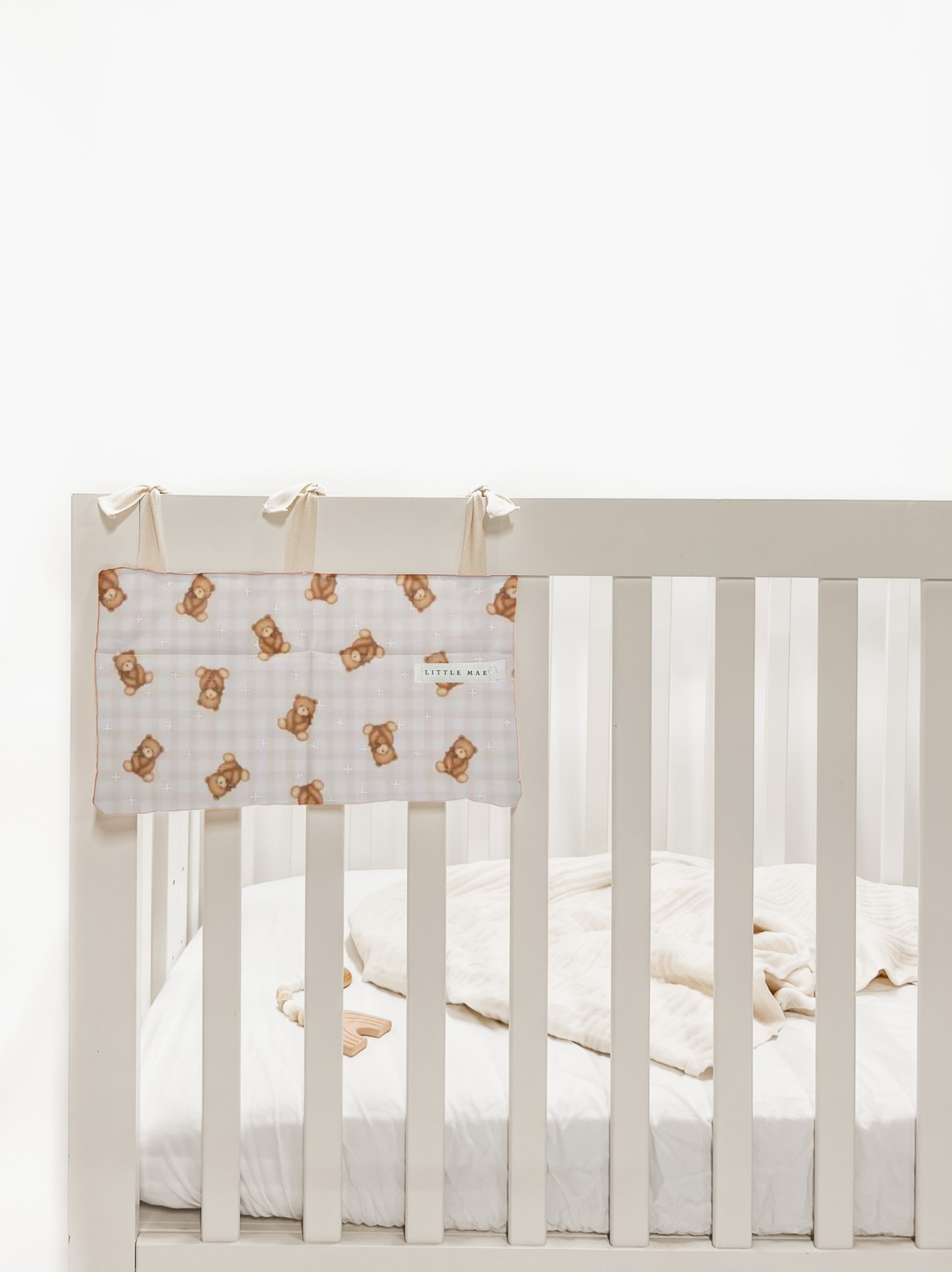 Baby Crib Diaper Caddy Storage Organizer Nursery Room