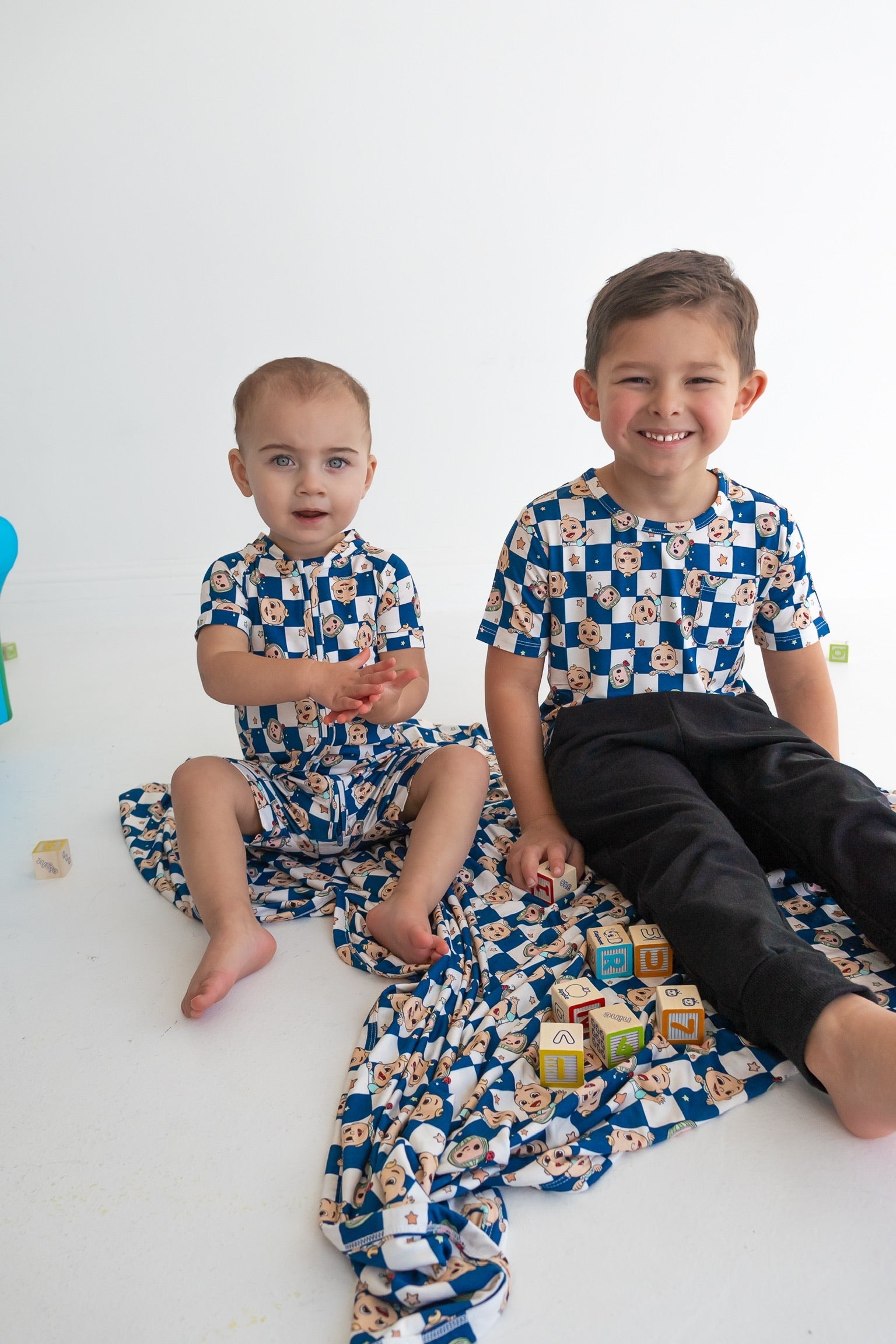 Dream Big Little Co X Cocomelon Jj Starry Night Checkers Dream Shortie