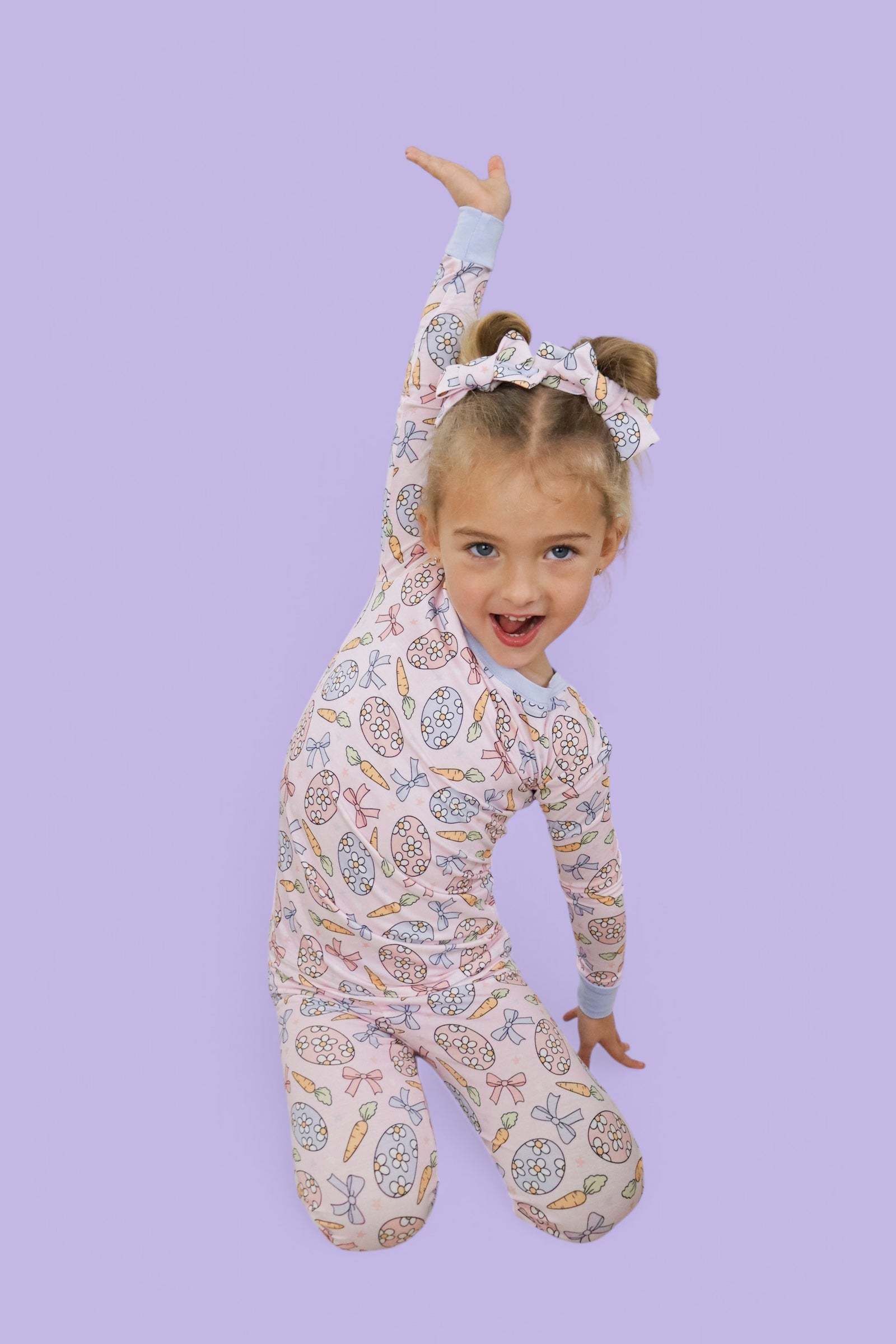 Easter Daisy Dream Bow Hair Clips