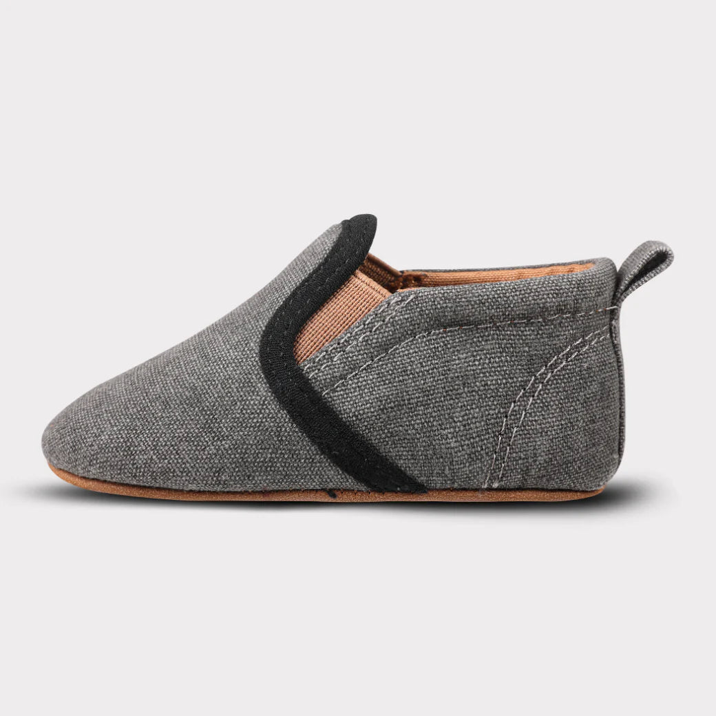 Rascal Soft Sole Boys Slip-on Crib Shoe