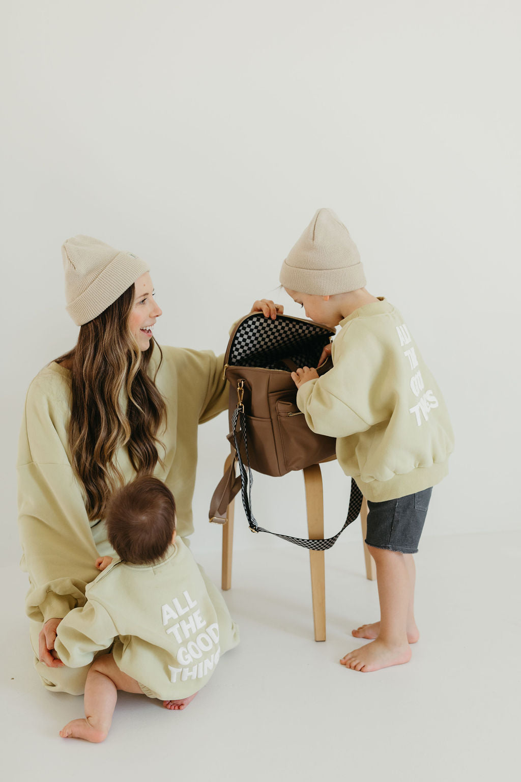 Ff Diaper Bag | Taupe
