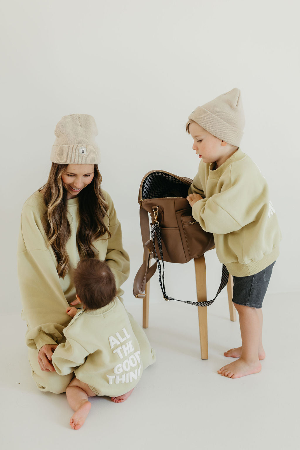 Ff Diaper Bag | Taupe