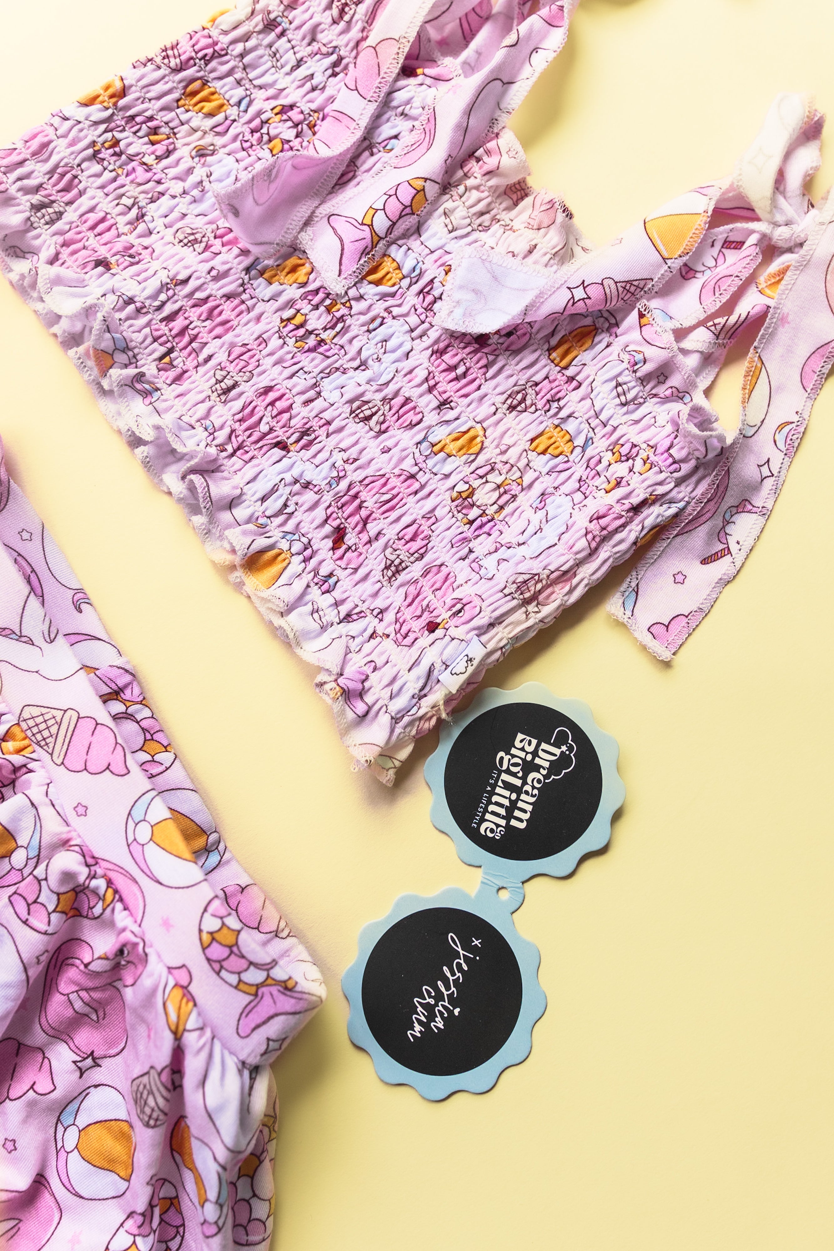 Exclusive Girls Just Wanna Have Sun Dream Smocked Skort Set