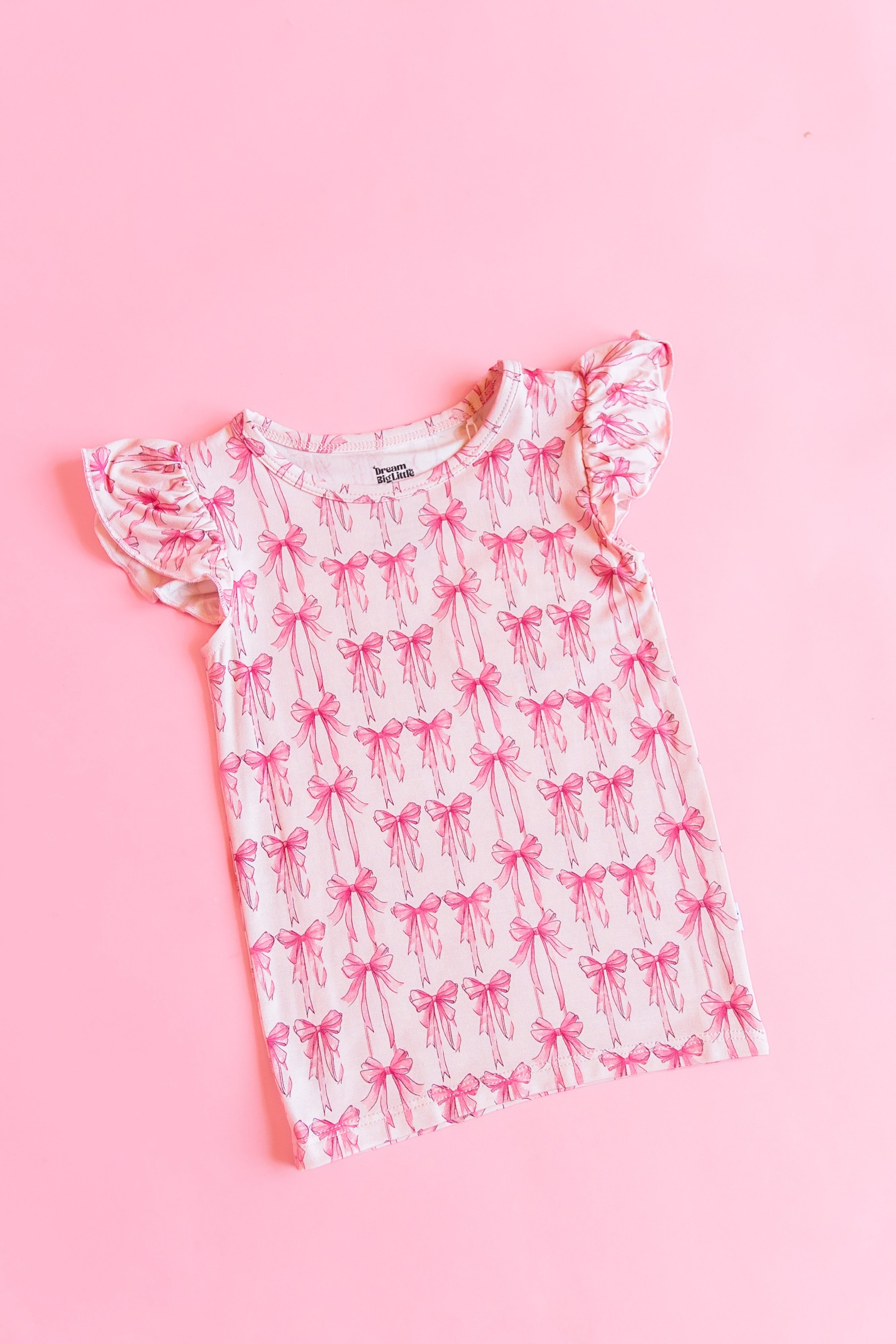 Bow Cute Dream Cap Sleeve Top