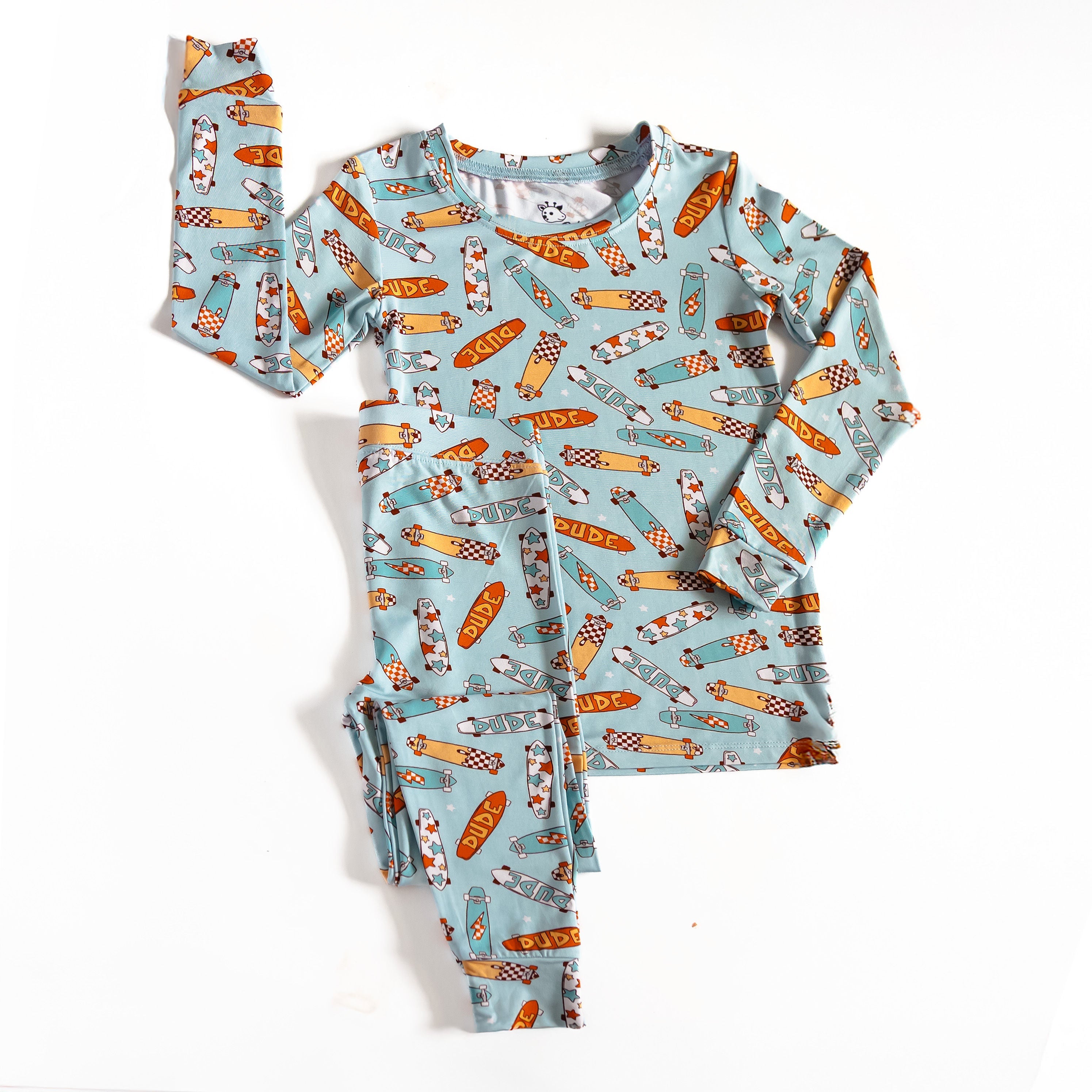 Skater Dude Taller-tots Two-piece Pjs