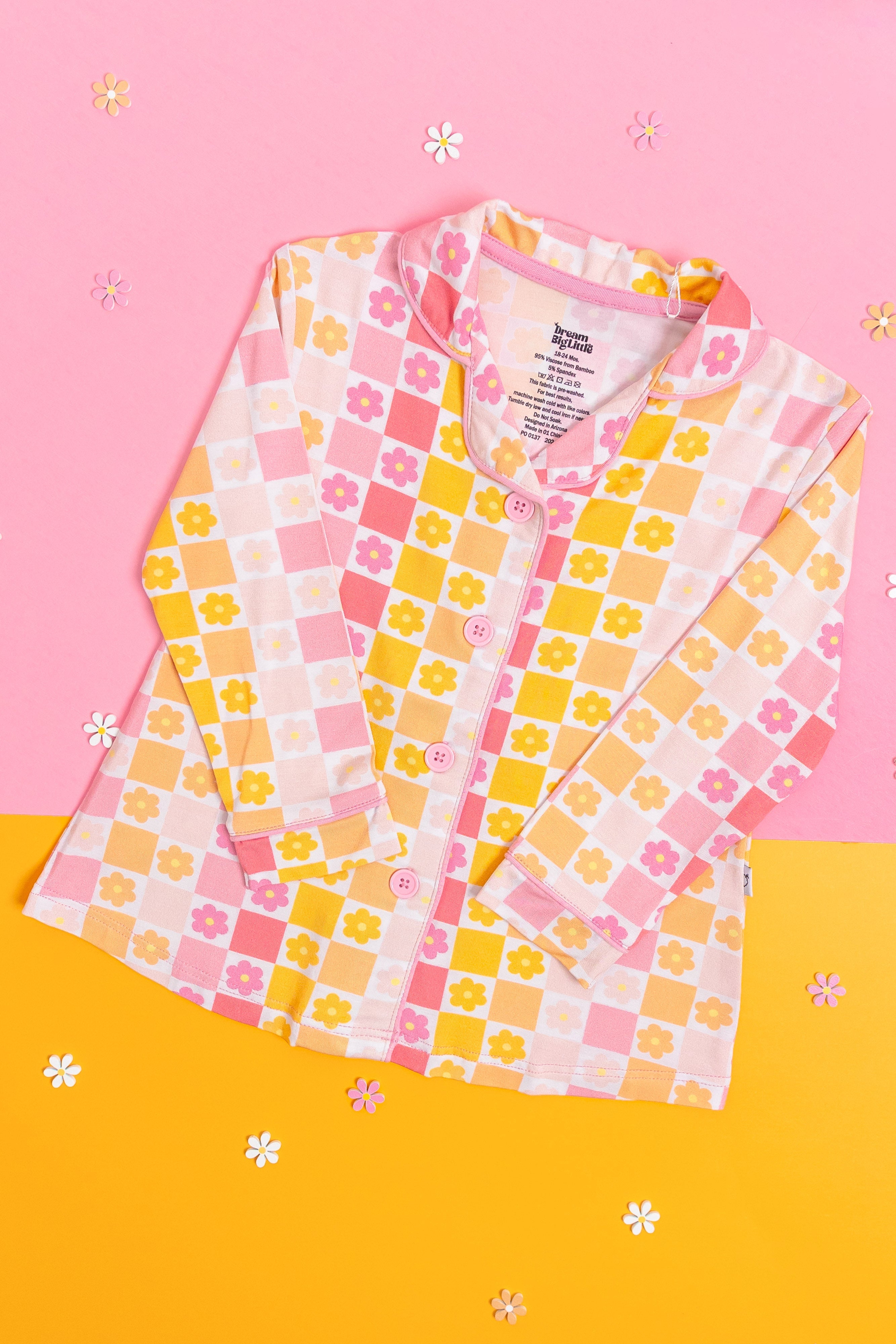 Summer Sunset Checkers Girl's Dream Gown