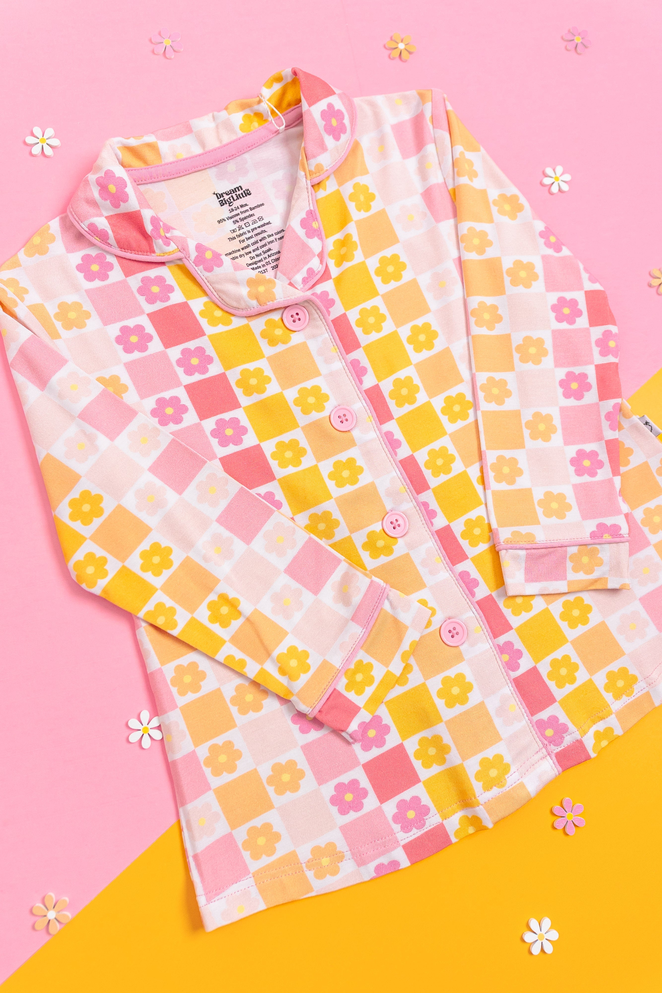 Summer Sunset Checkers Girl's Dream Gown