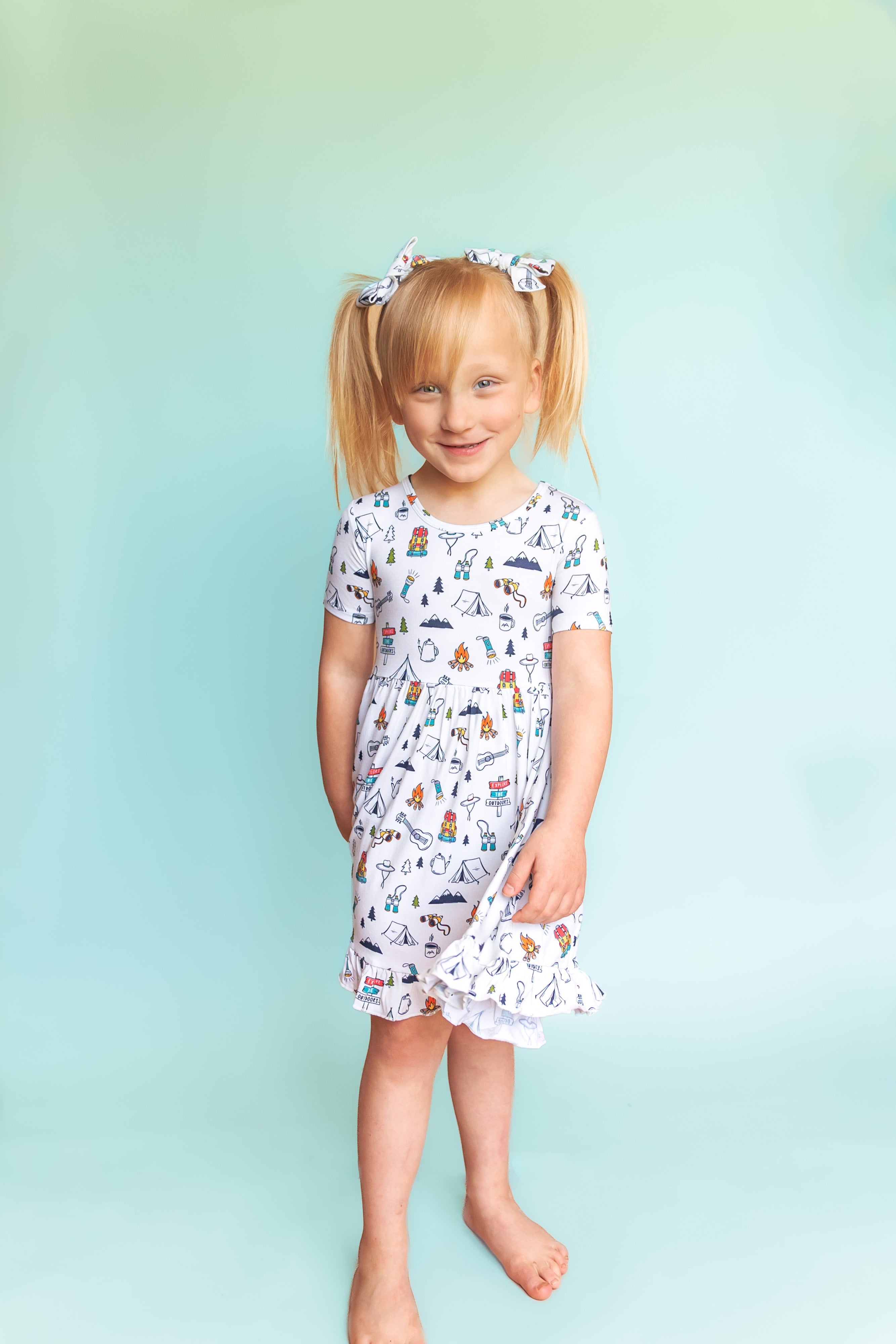 Explore The Outdoors Dream Bow Hair Clips