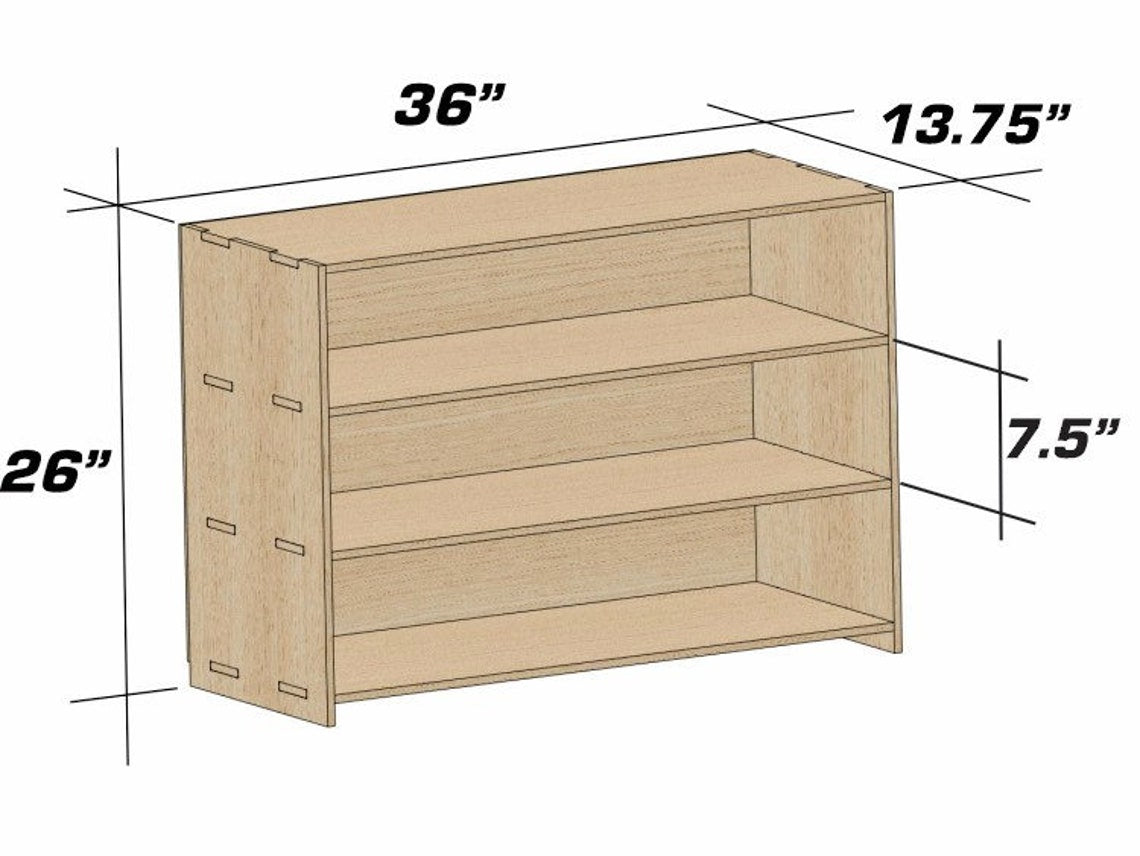 Violet- Toy Shelf