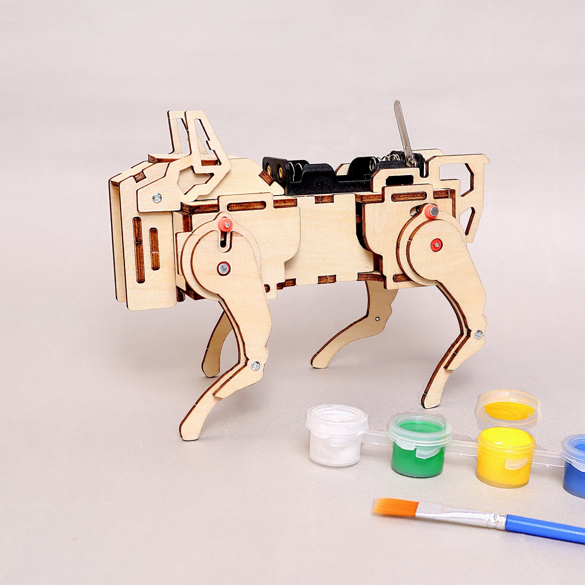 Robot Dog Stem Kit – Sound Activated Diy Toy