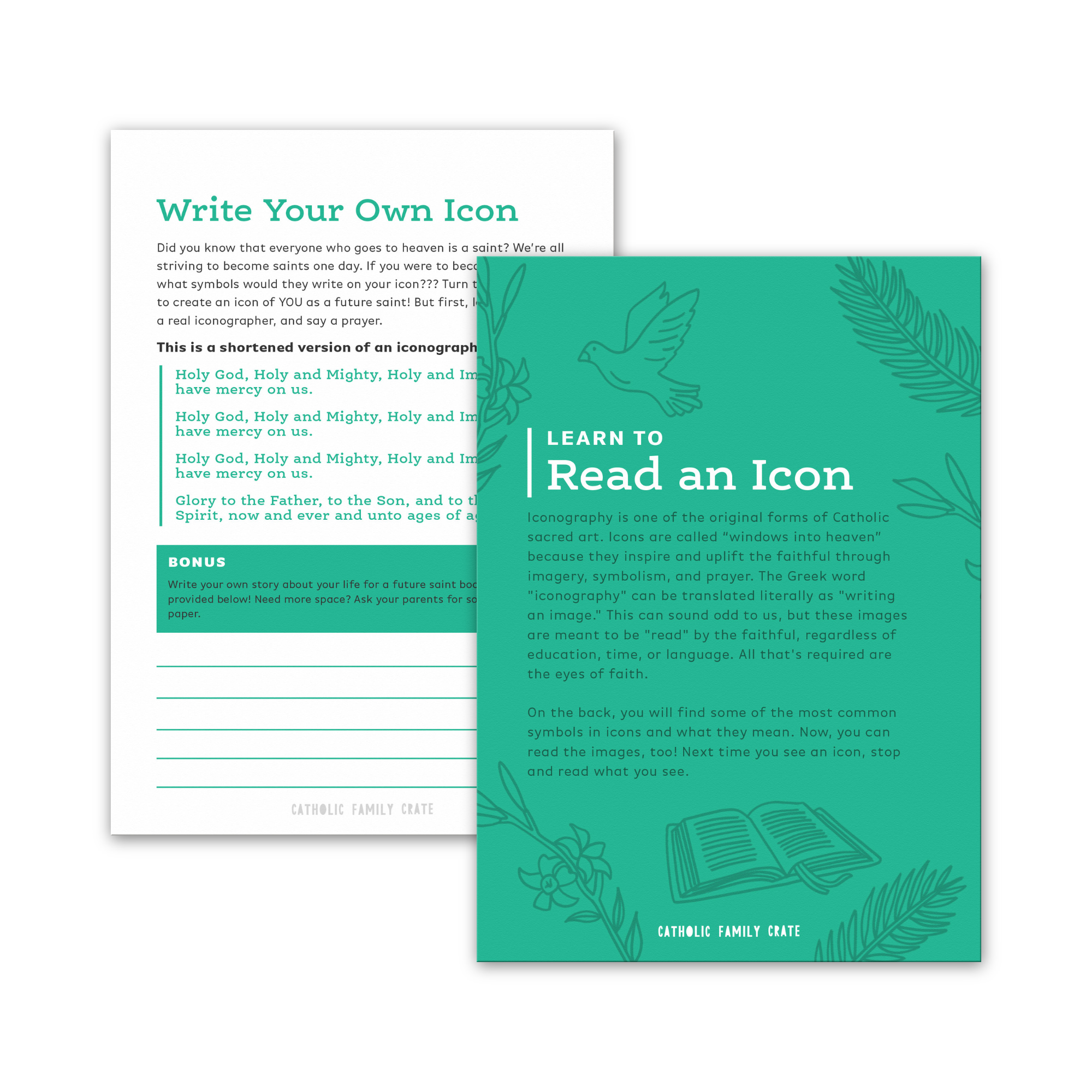 Iconography Lesson Kit (+ 3 Crafts)