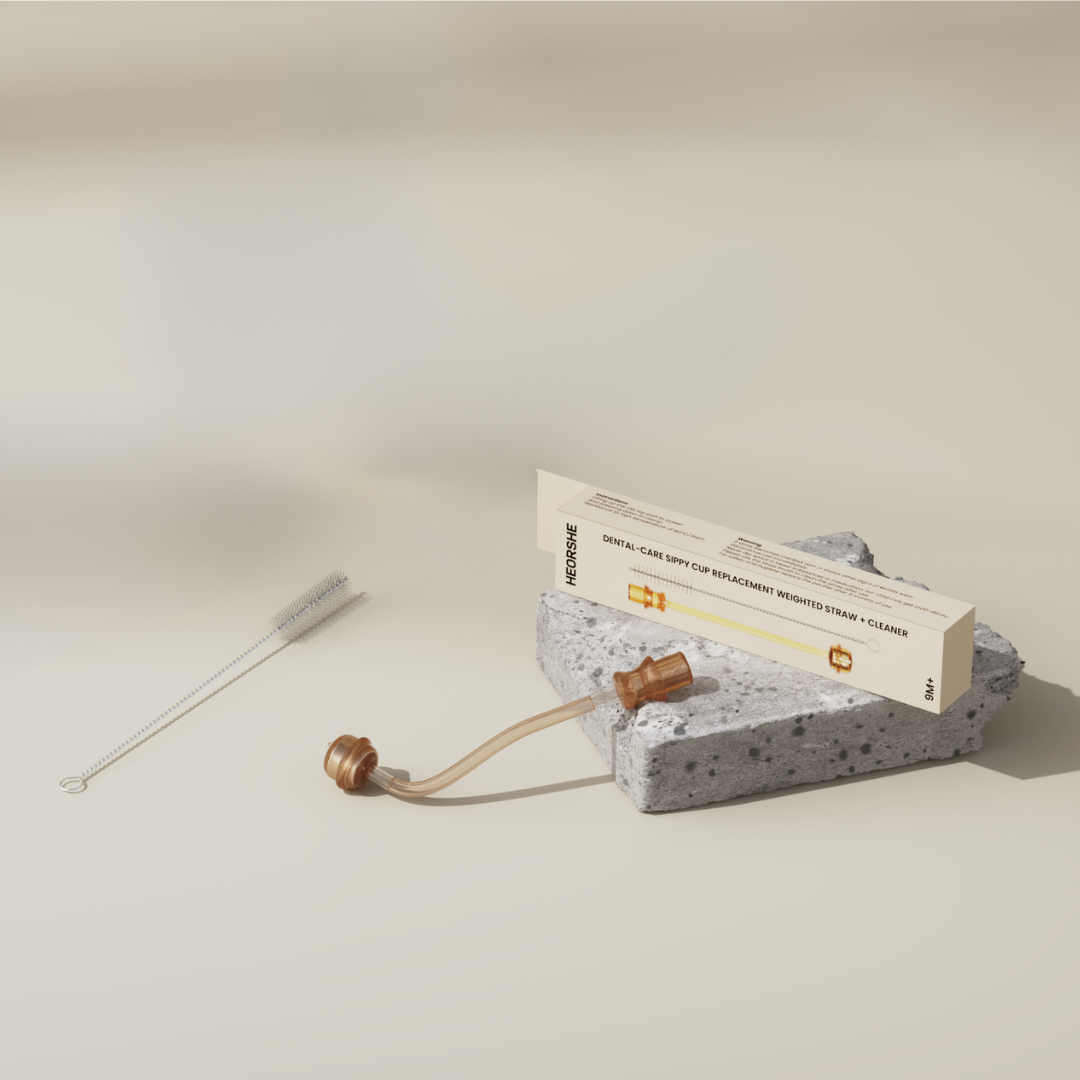 Sippy Cup Replacement Weighted Straw + Cleaner (9m+)