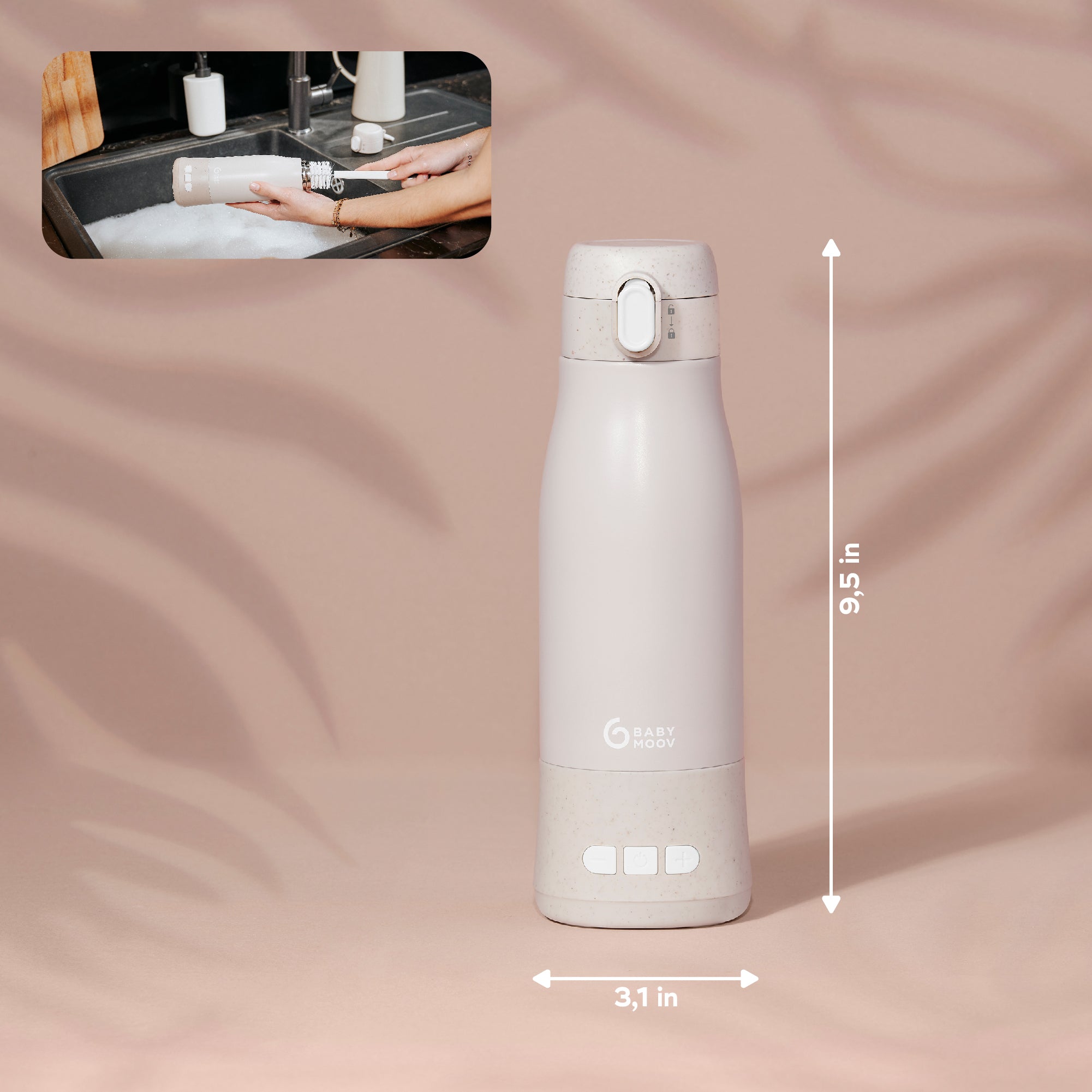 Moov & Feed Portable Milk And Water Warmer
