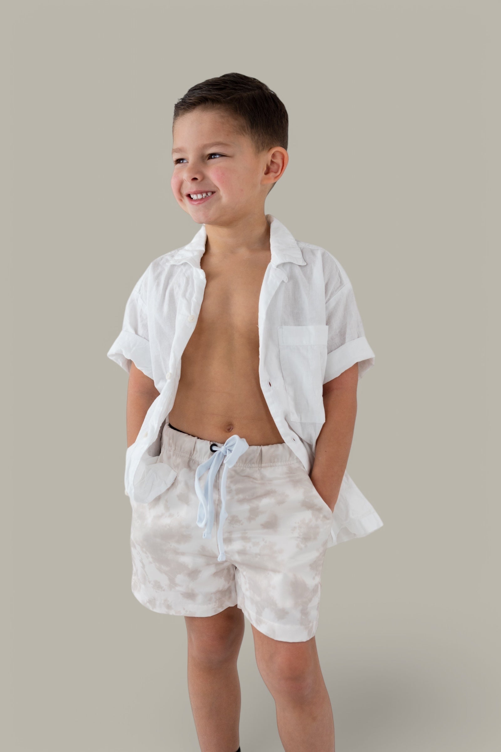 Sandy Shores Boy’s Dream Swim Trunks
