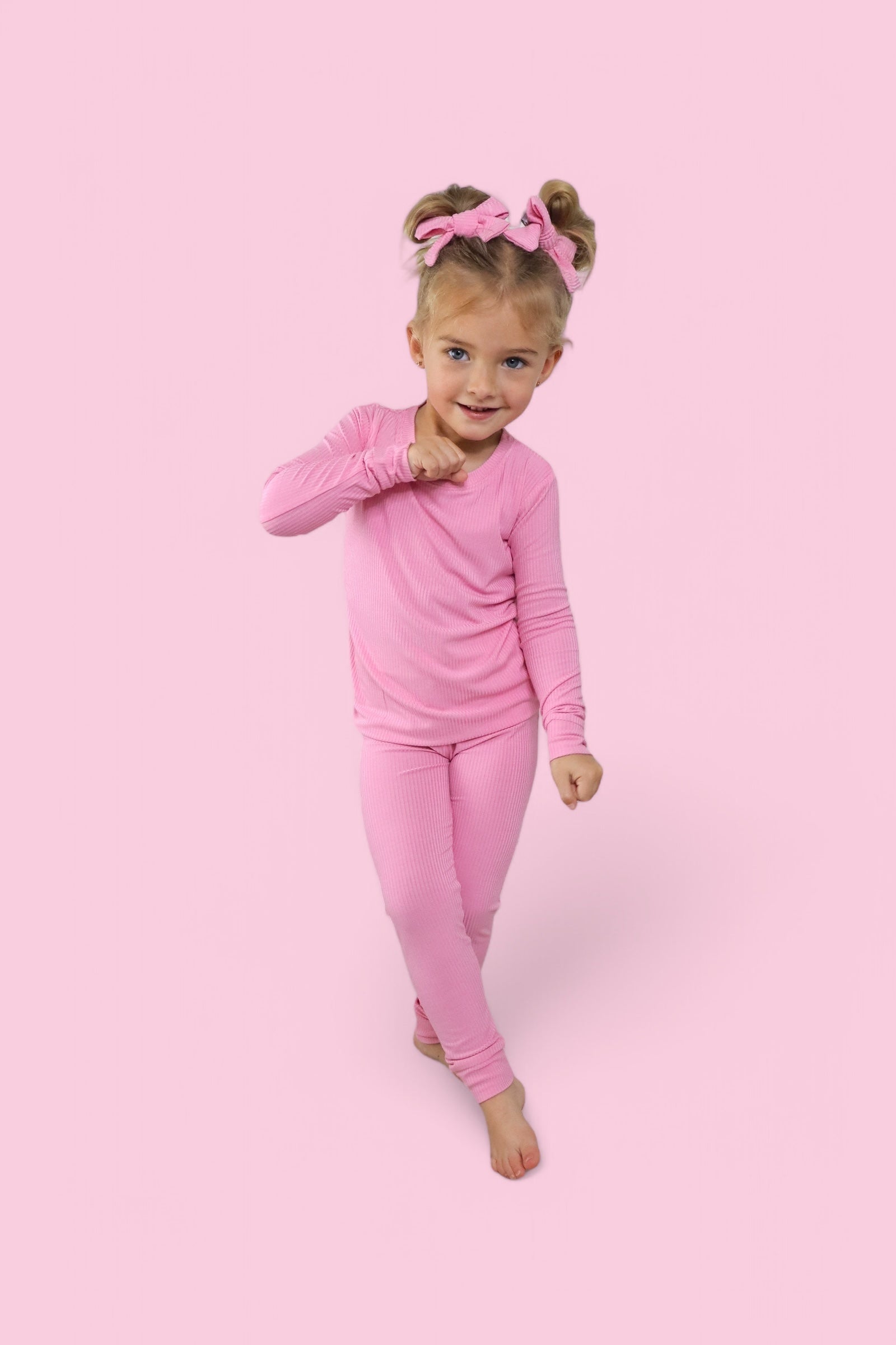Bella Pink Rib Dream Set