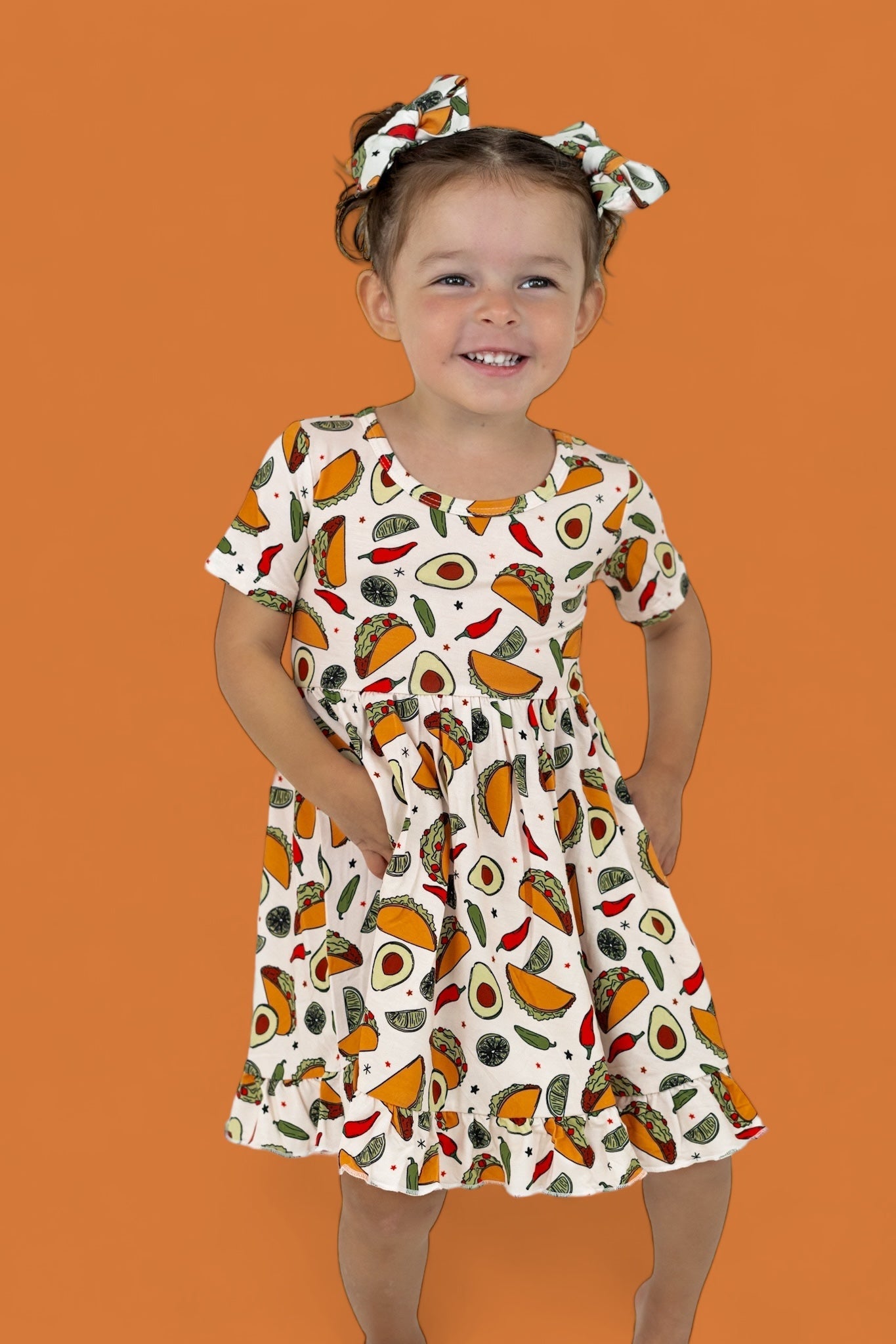 Exclusive Taco Tuesday Dream Bow Hair Clips