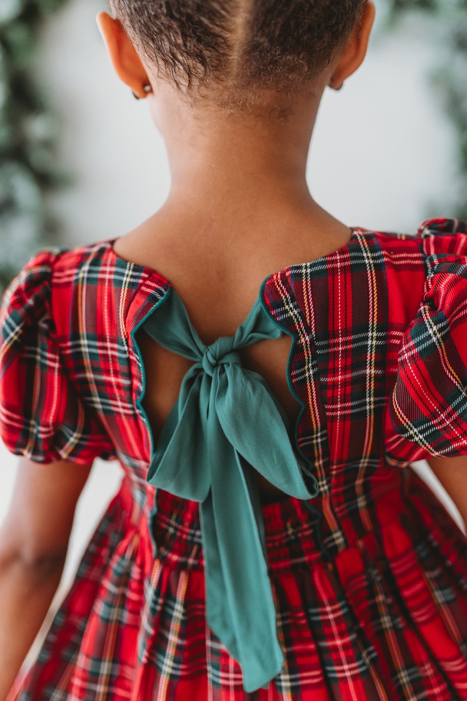 *preorder* Christmas Tartan Charlotte Dress