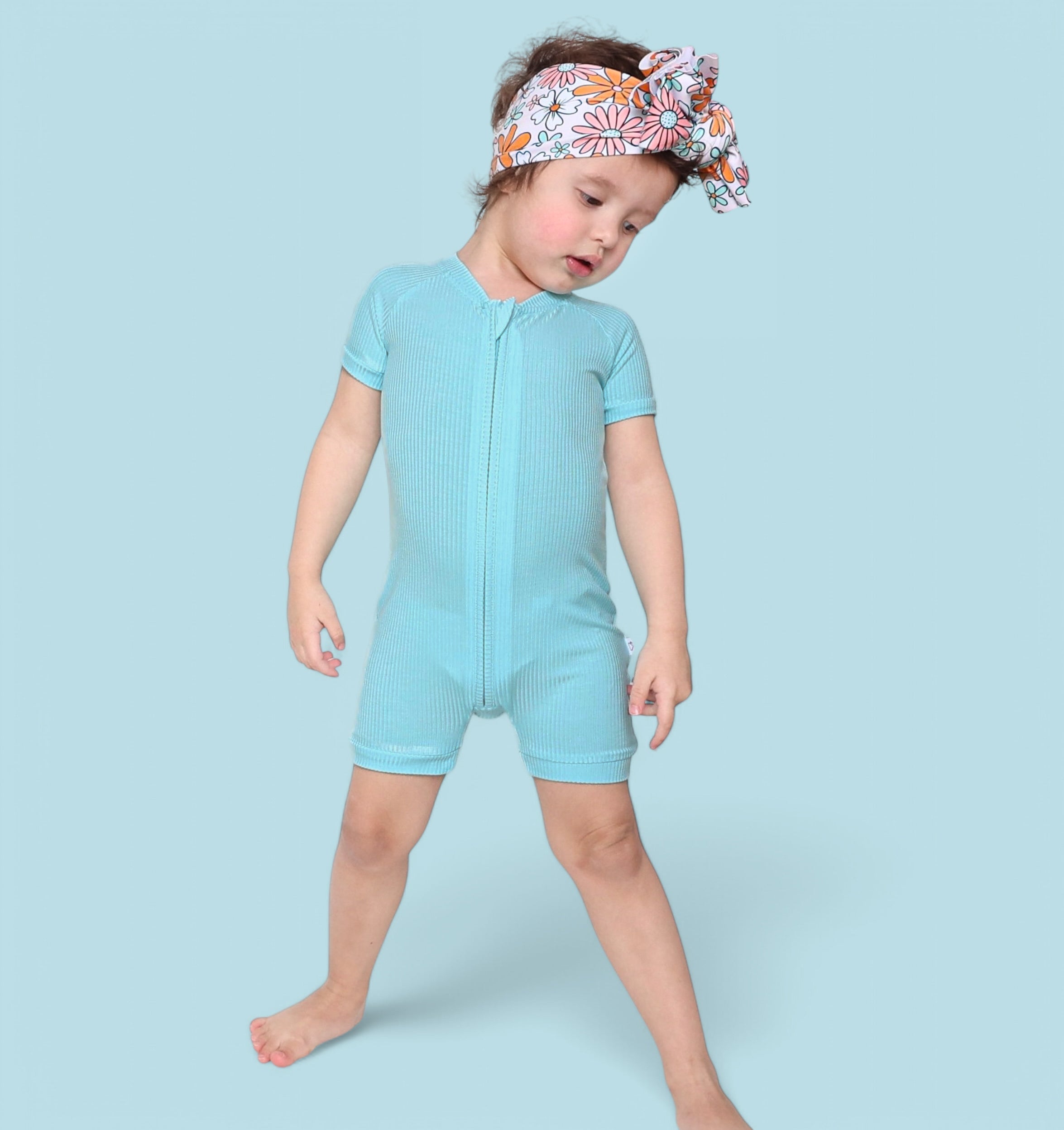 Capri Blue Rib Dream Shortie