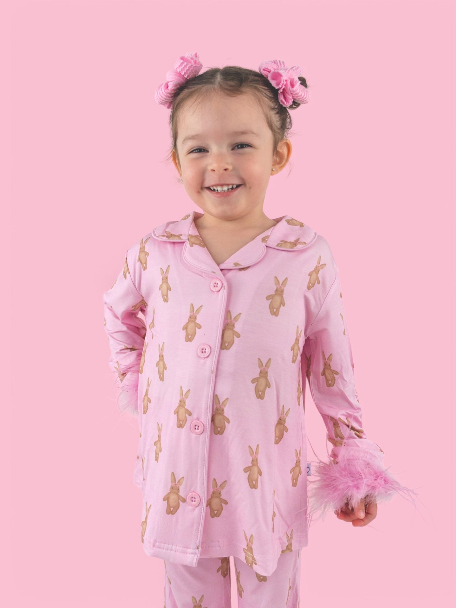 Blushin' Bunnies Girl's Flare Feathered Dream Set