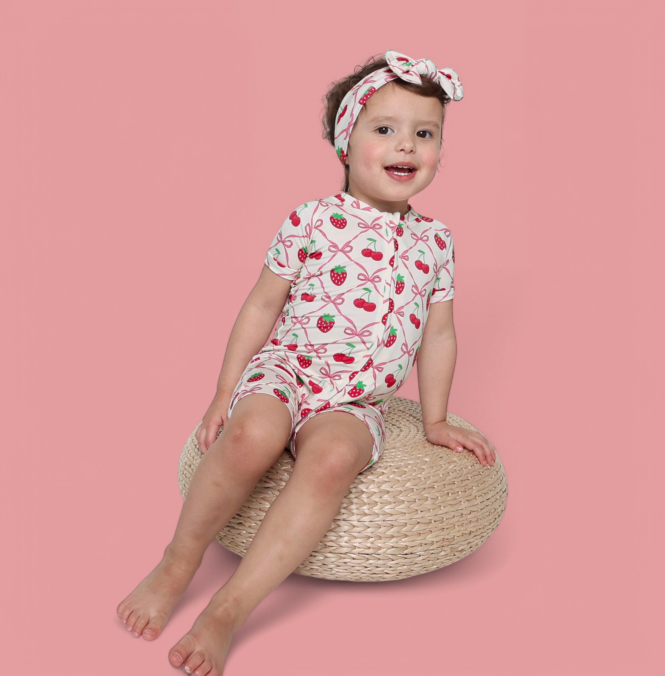 Cherry Bow Berry Dream Shortie