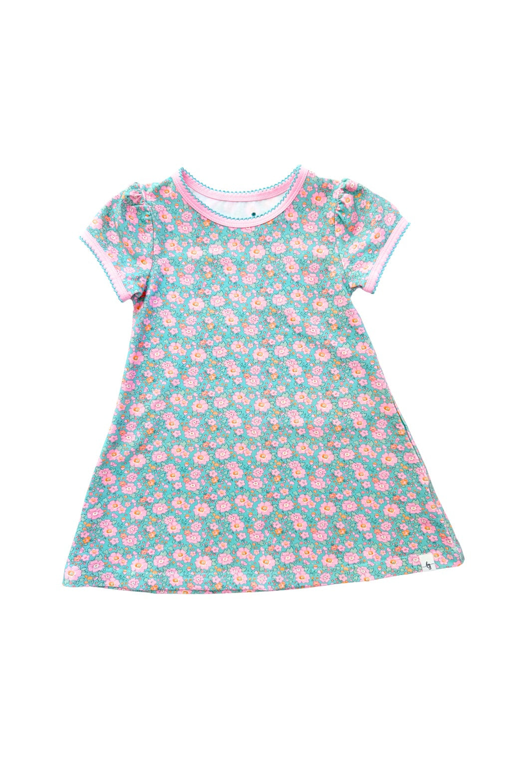 Summer Floral T-shirt Dress