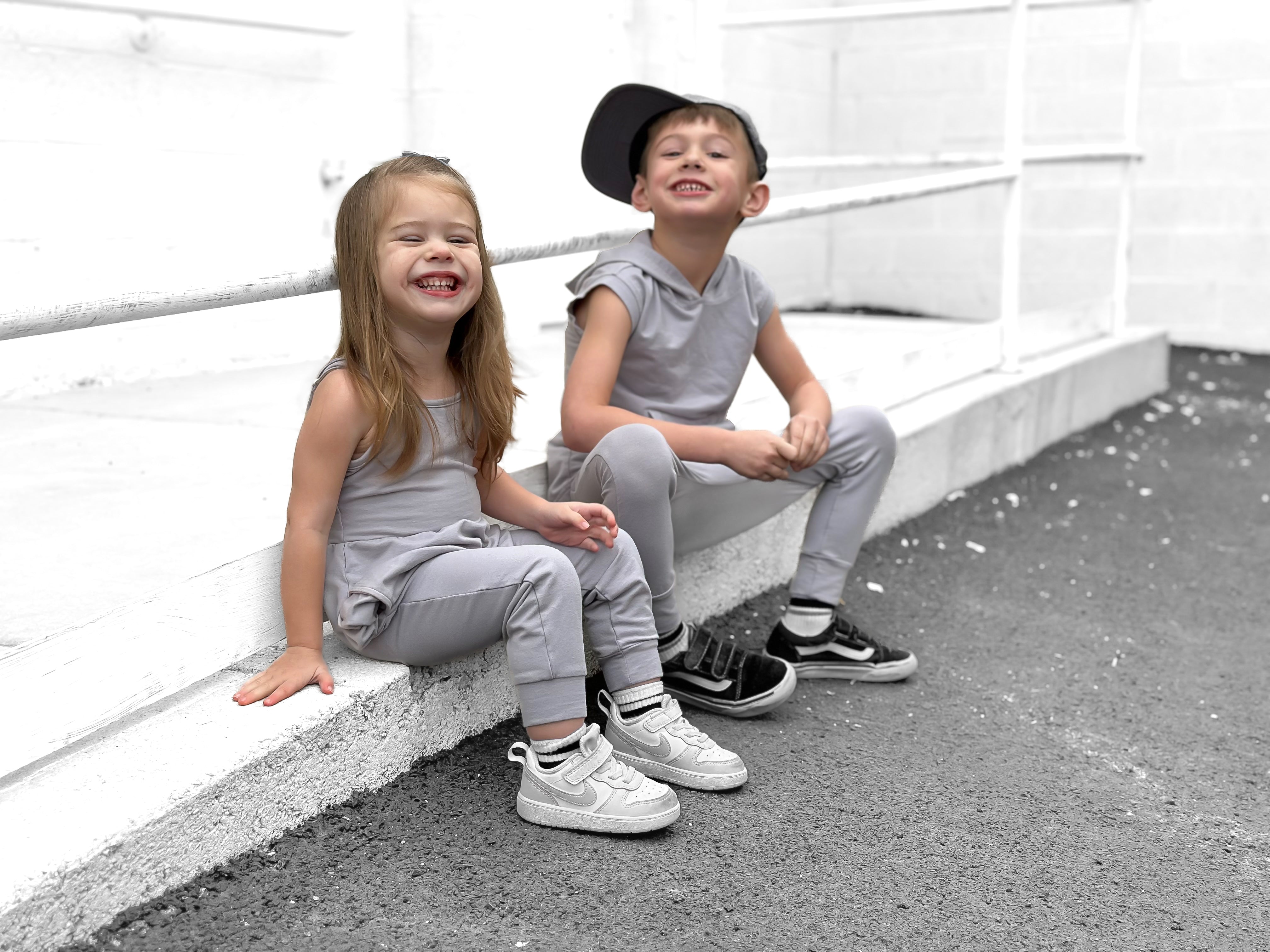 Bamboo Hooded Muscle Tee - Frost