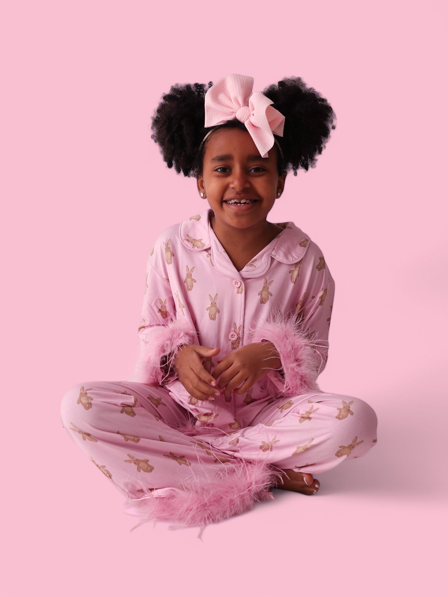 Blushin' Bunnies Girl's Flare Feathered Dream Set