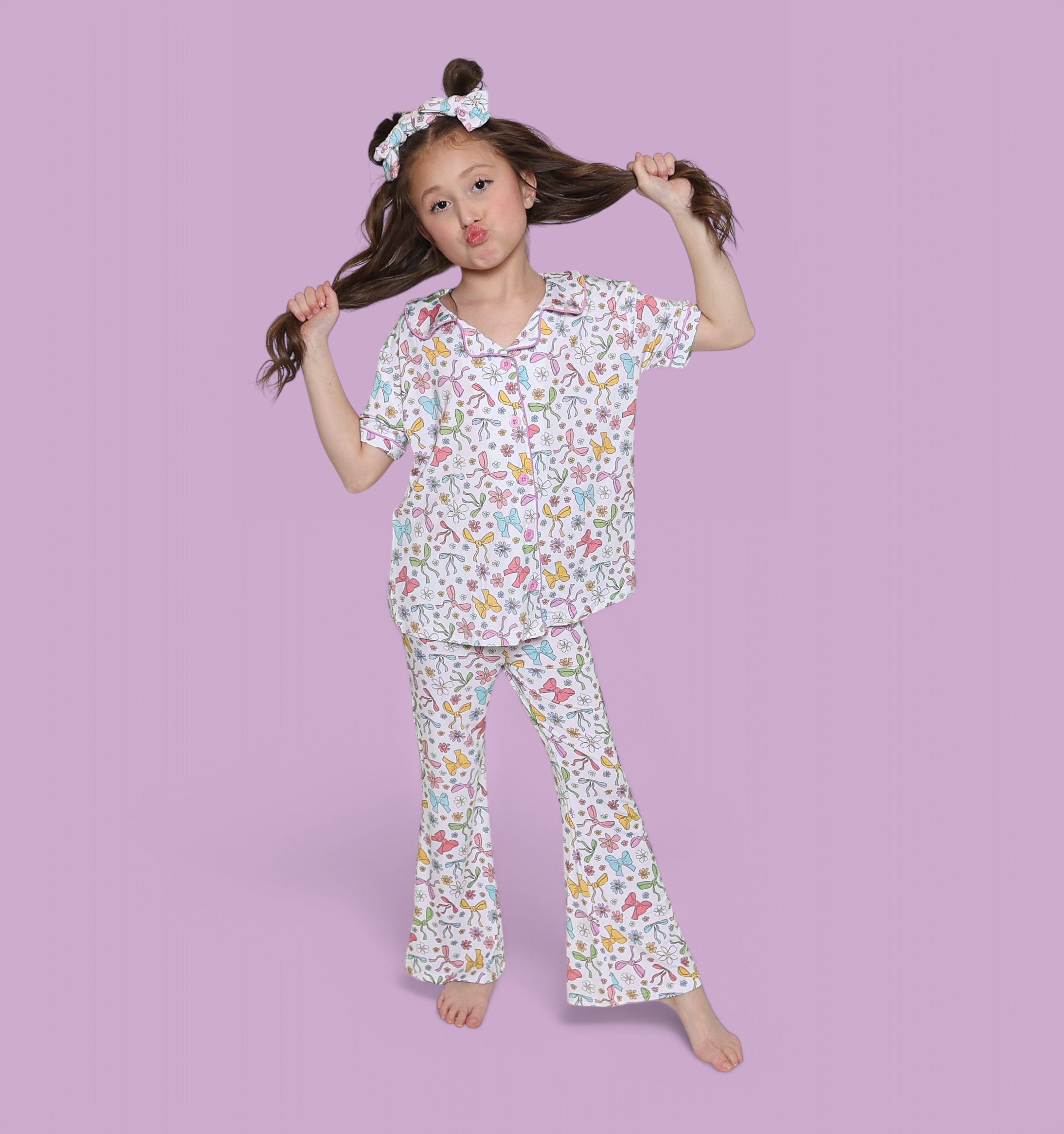 Bow Garden Dream Girl's Flare Set