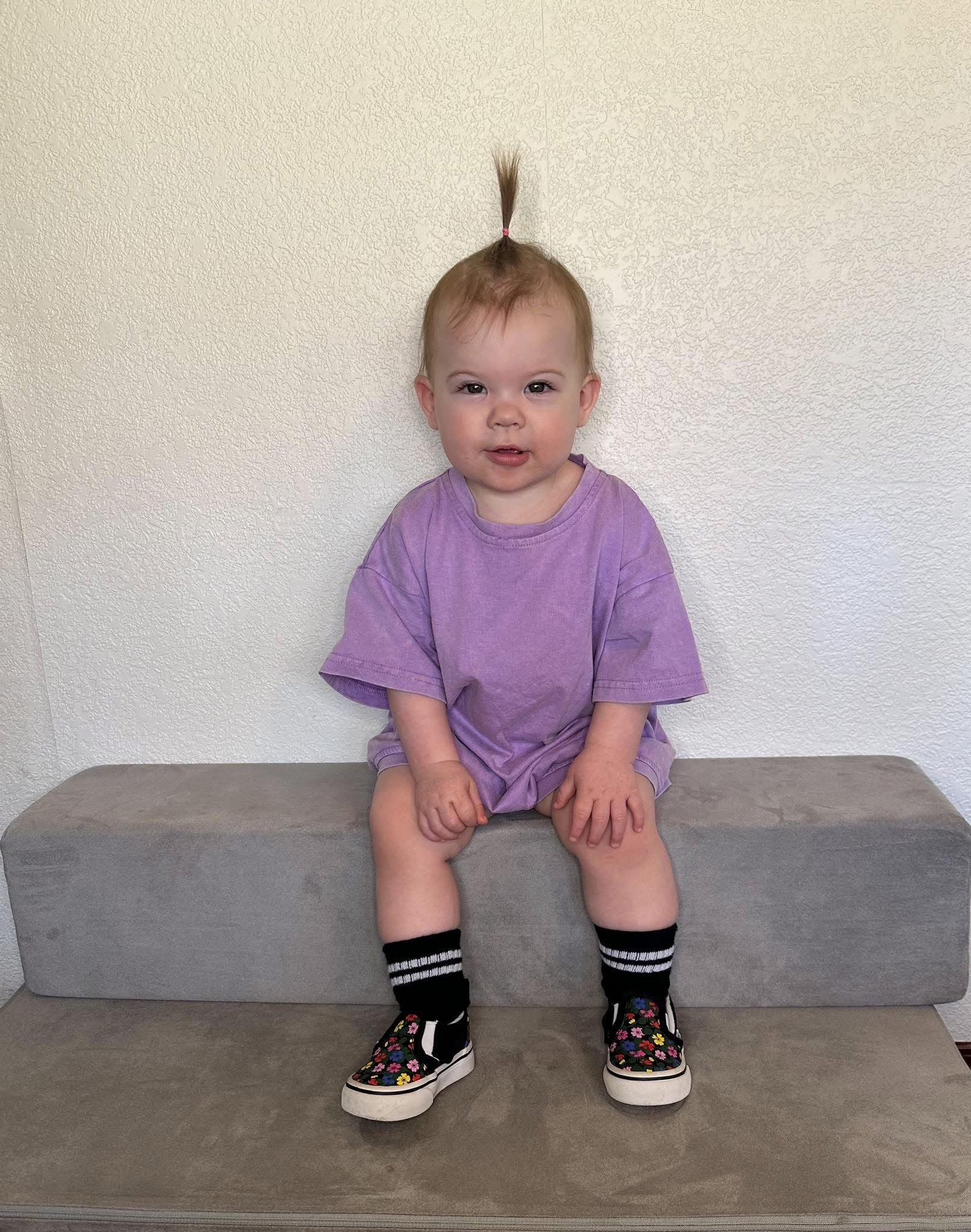 Amethyst T-shirt Romper