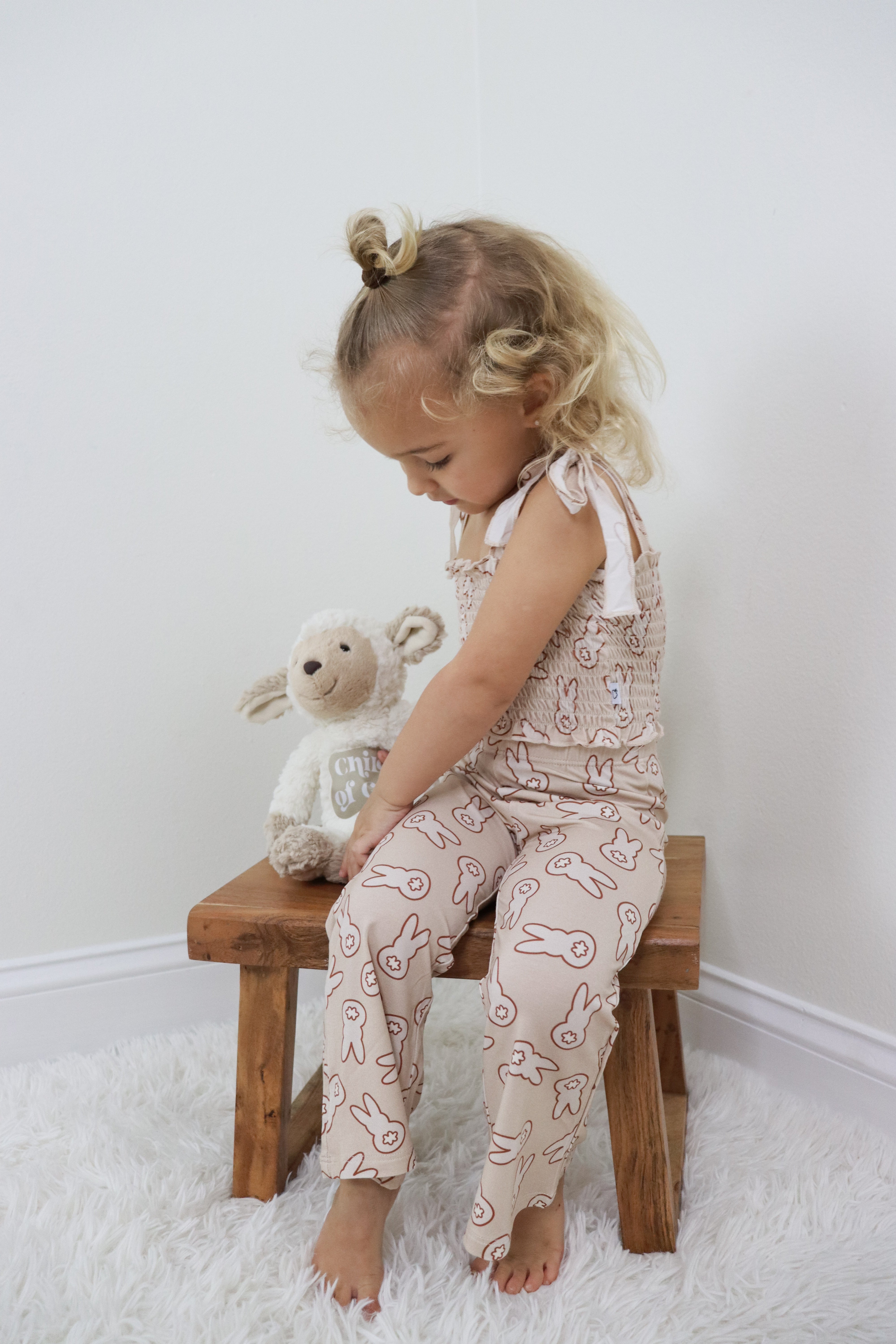 Bunny Tails Dream Smocked Flare Set