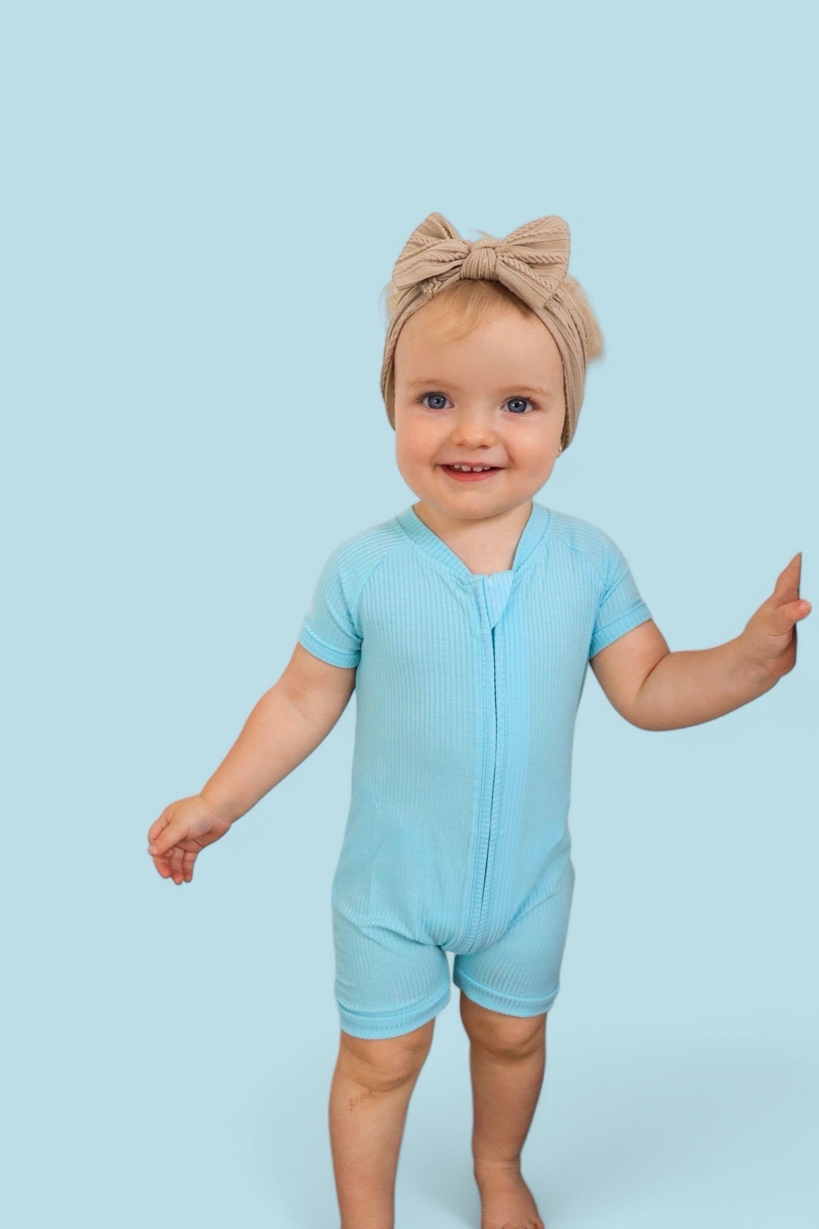 Capri Blue Rib Dream Shortie