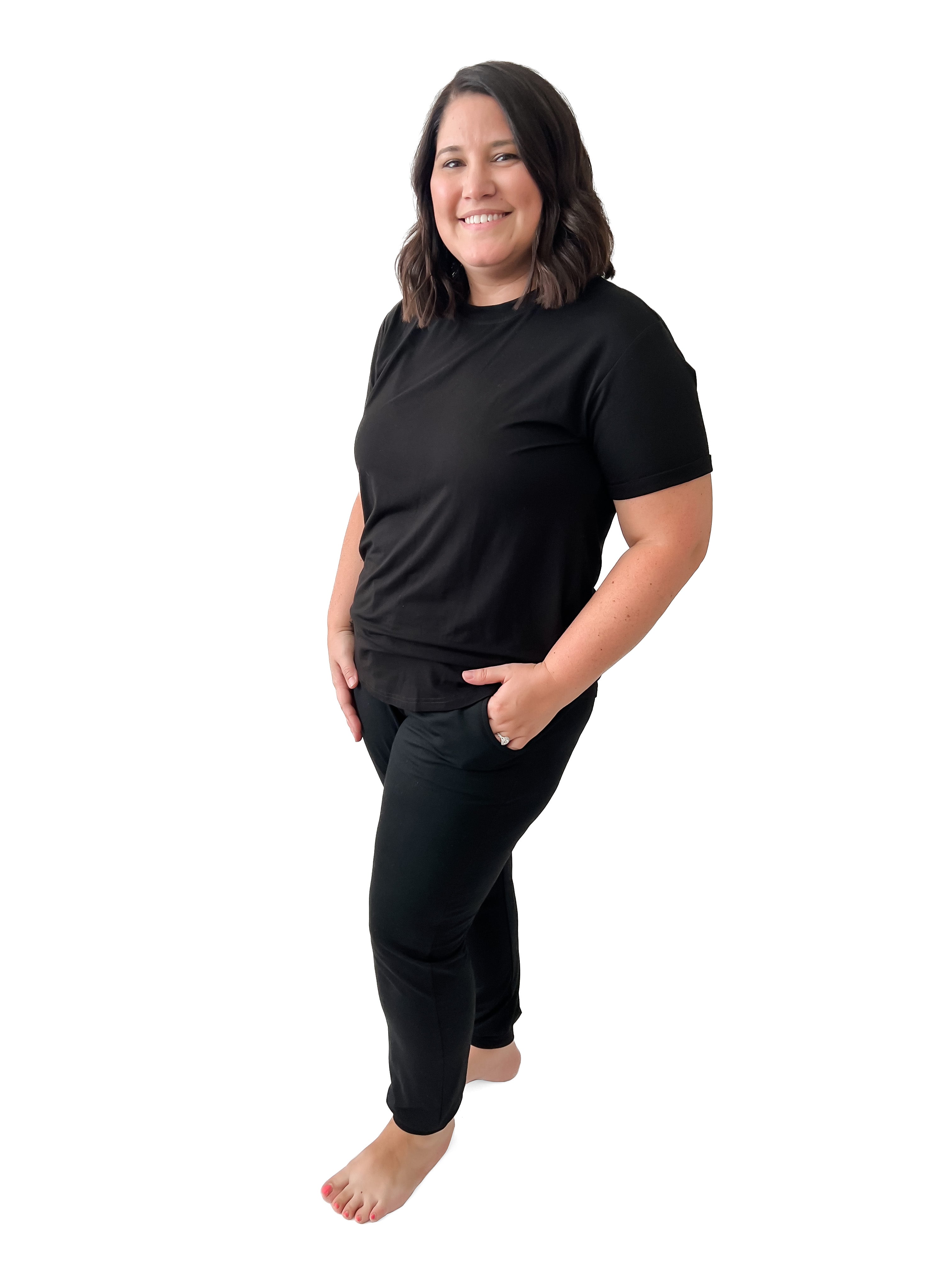 Adult - Bamboo Basic Tee - Black