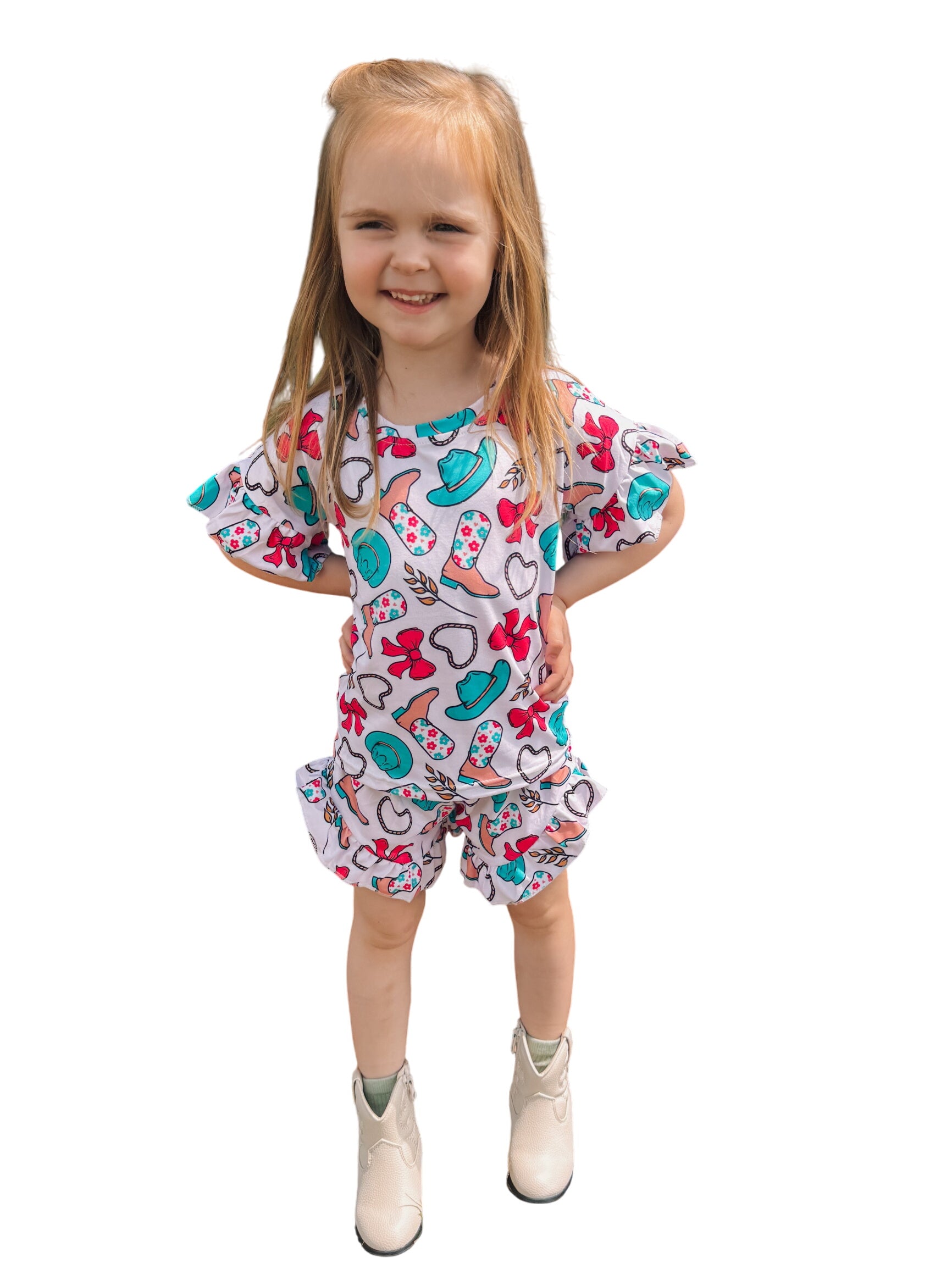 Howdy Usa Ruffle Top Set