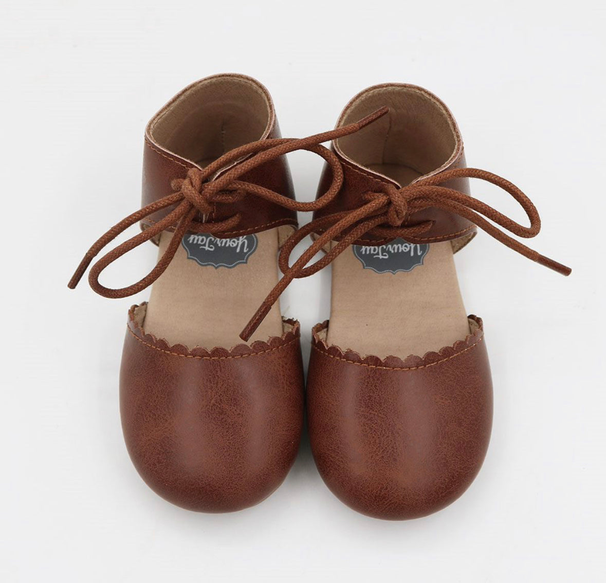 Lacy Tie - Distressed Brown