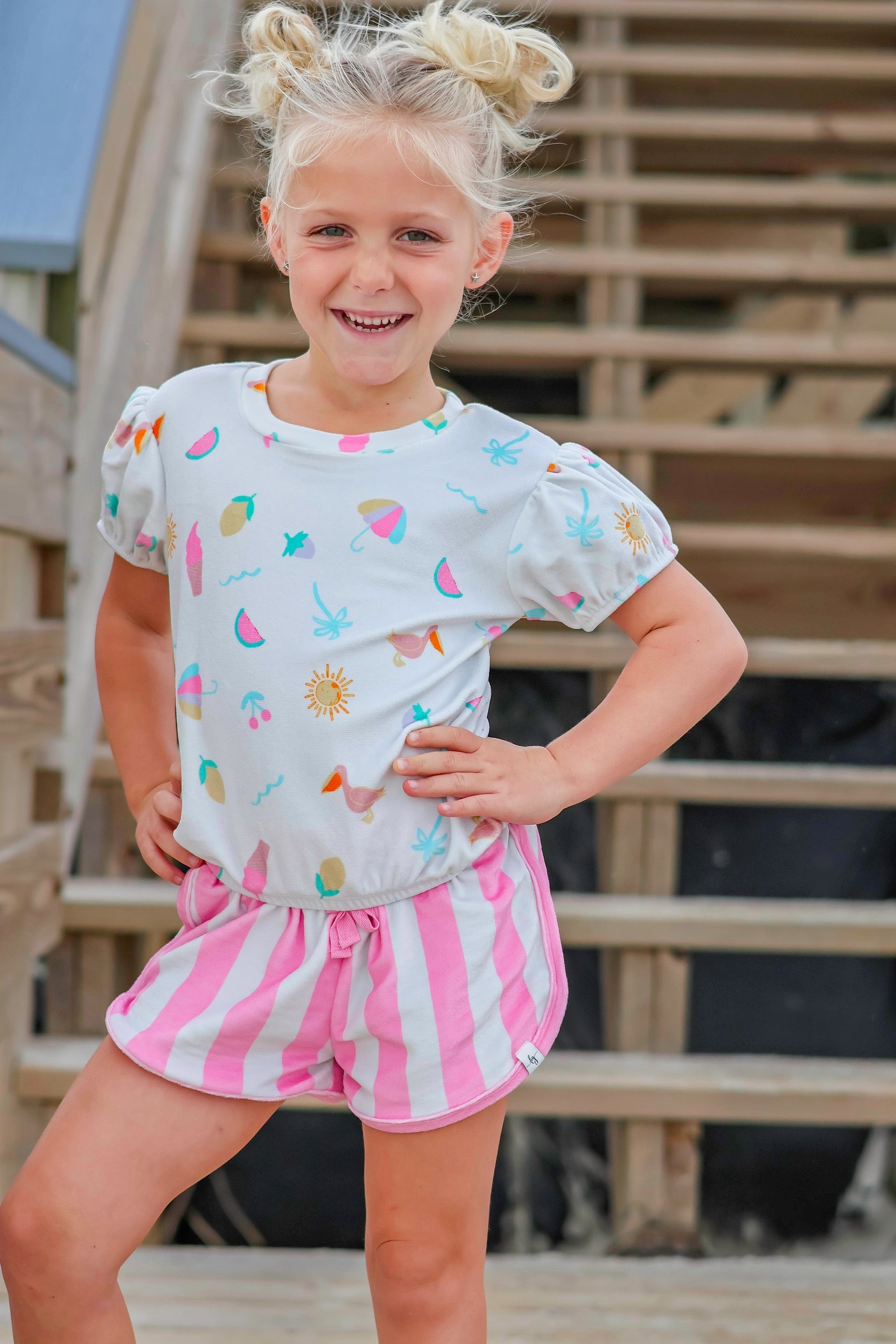 Seaside Stripes Short Set