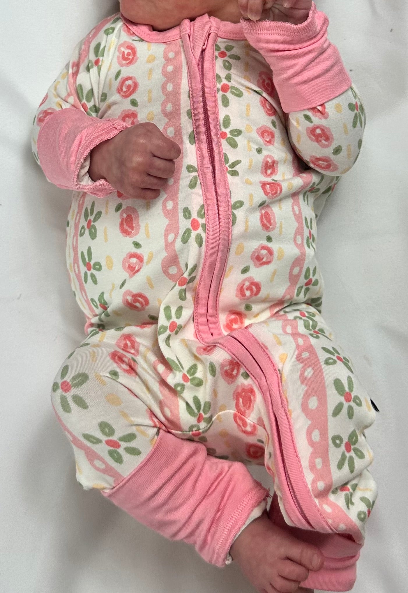 Meadow Dreams - Zipper Footie Pajamas