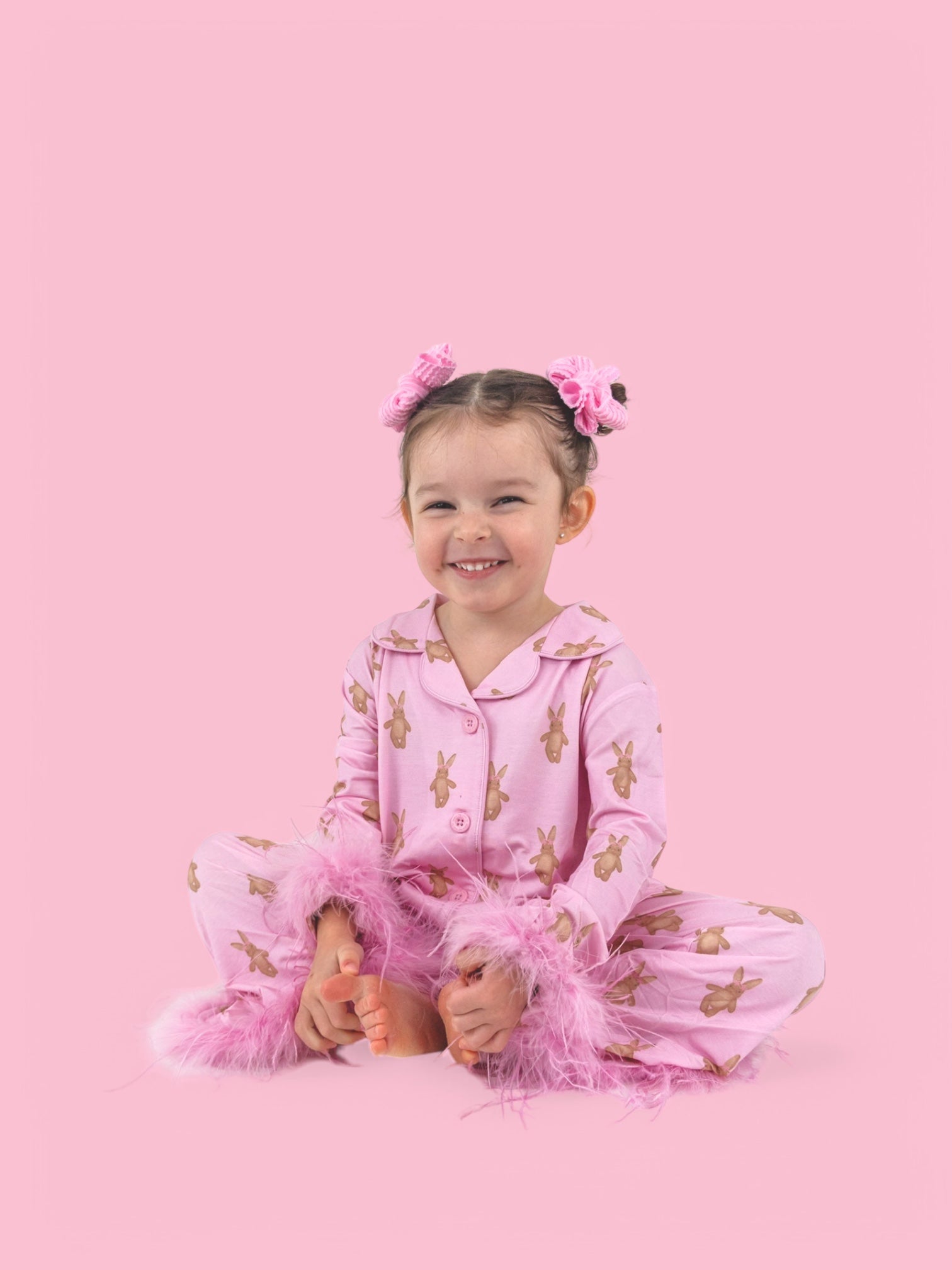 Blushin' Bunnies Girl's Flare Feathered Dream Set