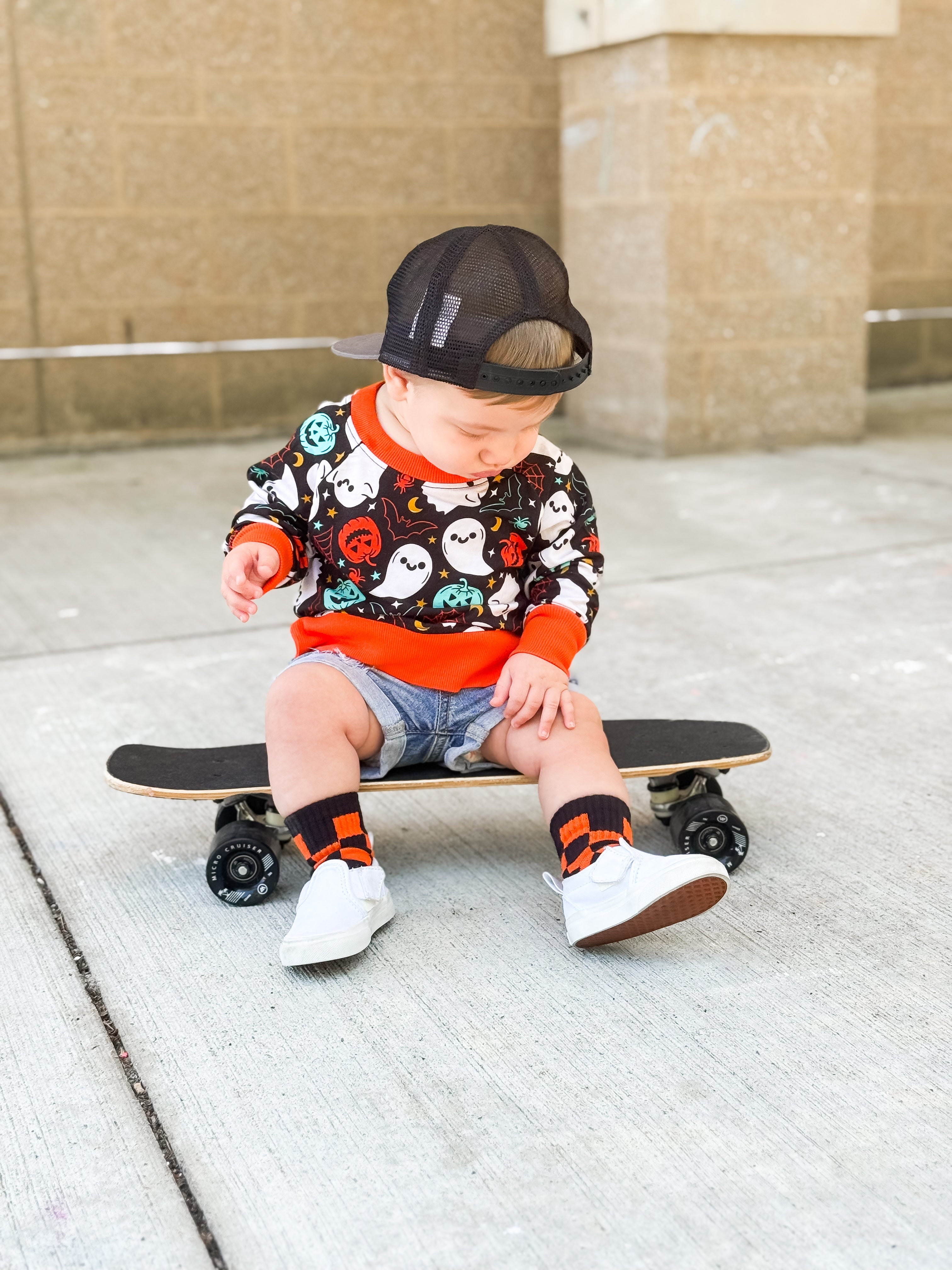 Orange And Black Check