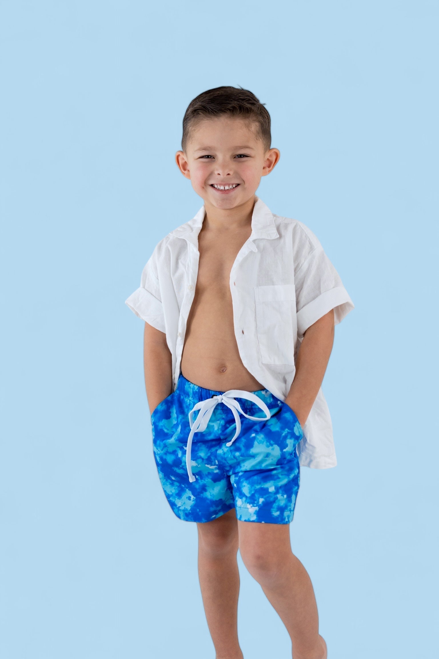 Sapphire Seas Boy's Dream Swim Trunks