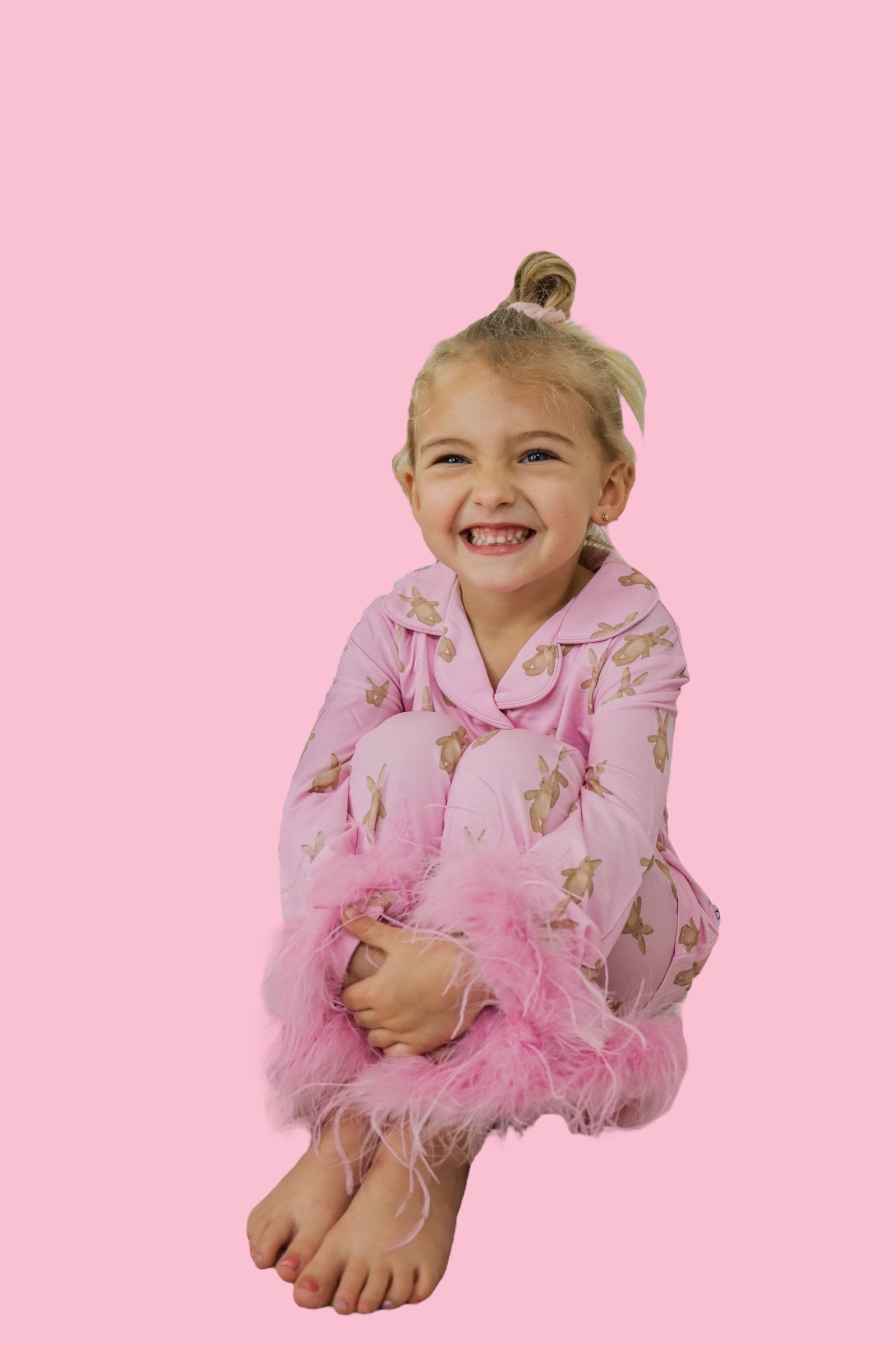 Blushin' Bunnies Girl's Flare Feathered Dream Set